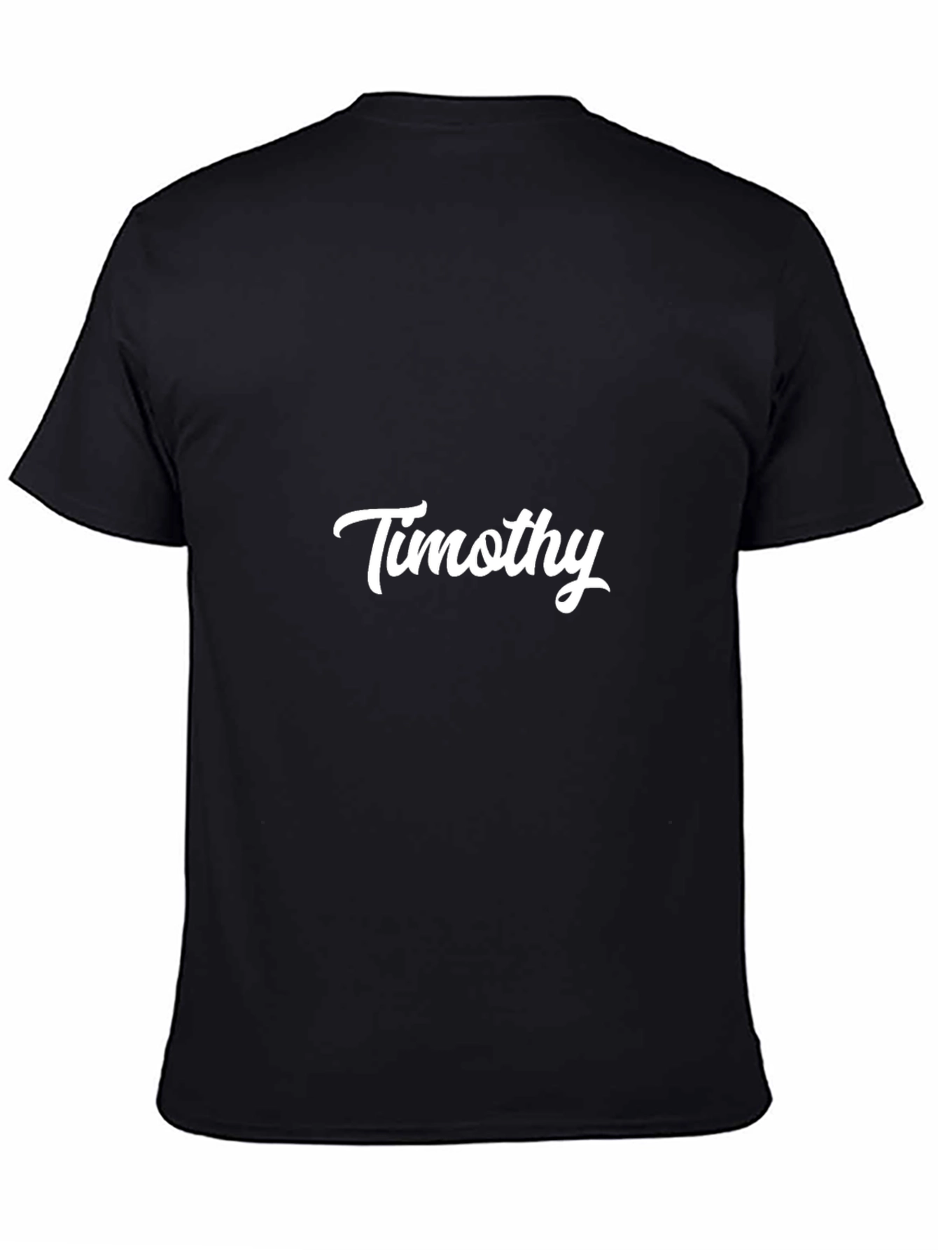 Timothy Graphic Tee - Black Cotton Blend