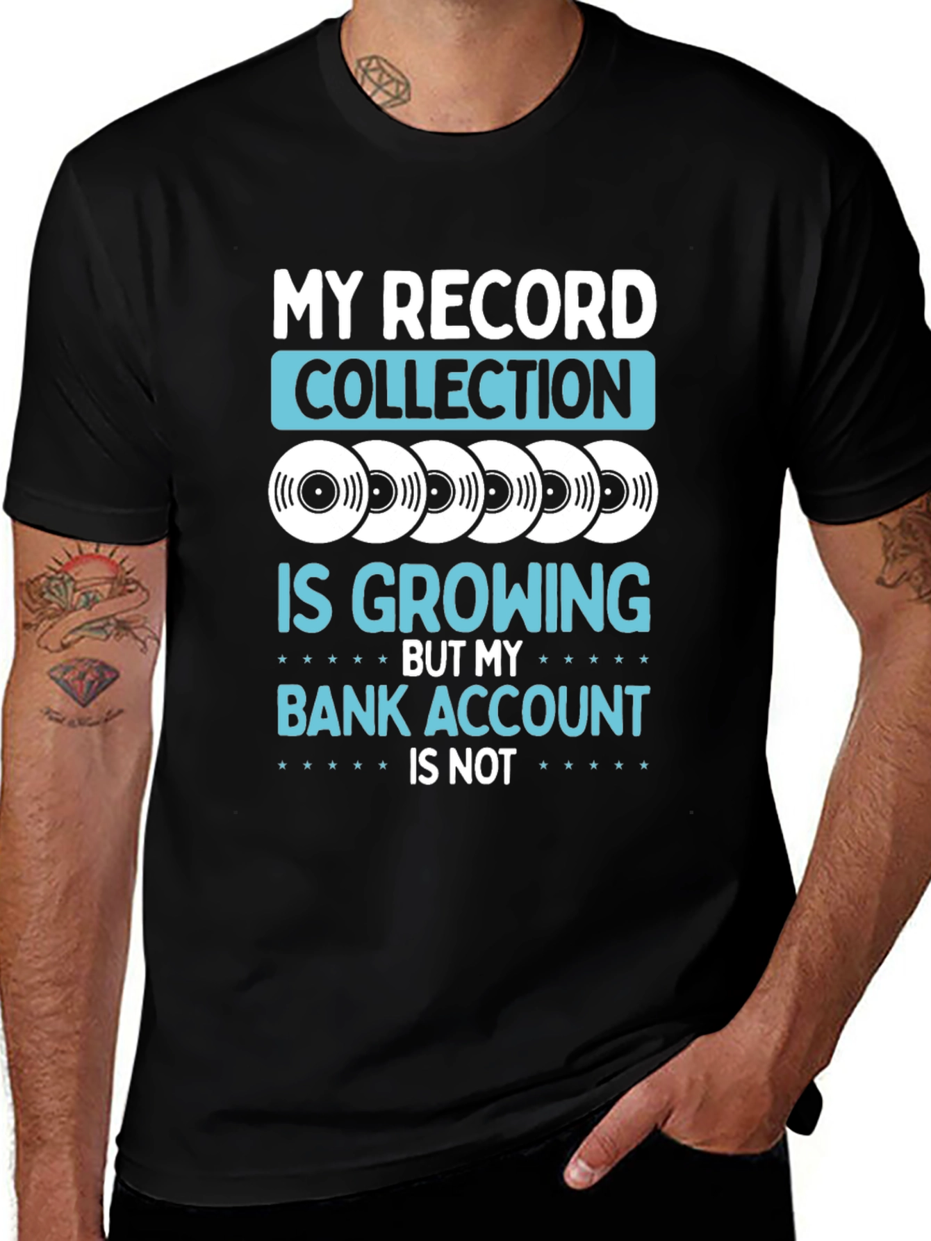 Record Collection T-Shirt: Music Lover Tee