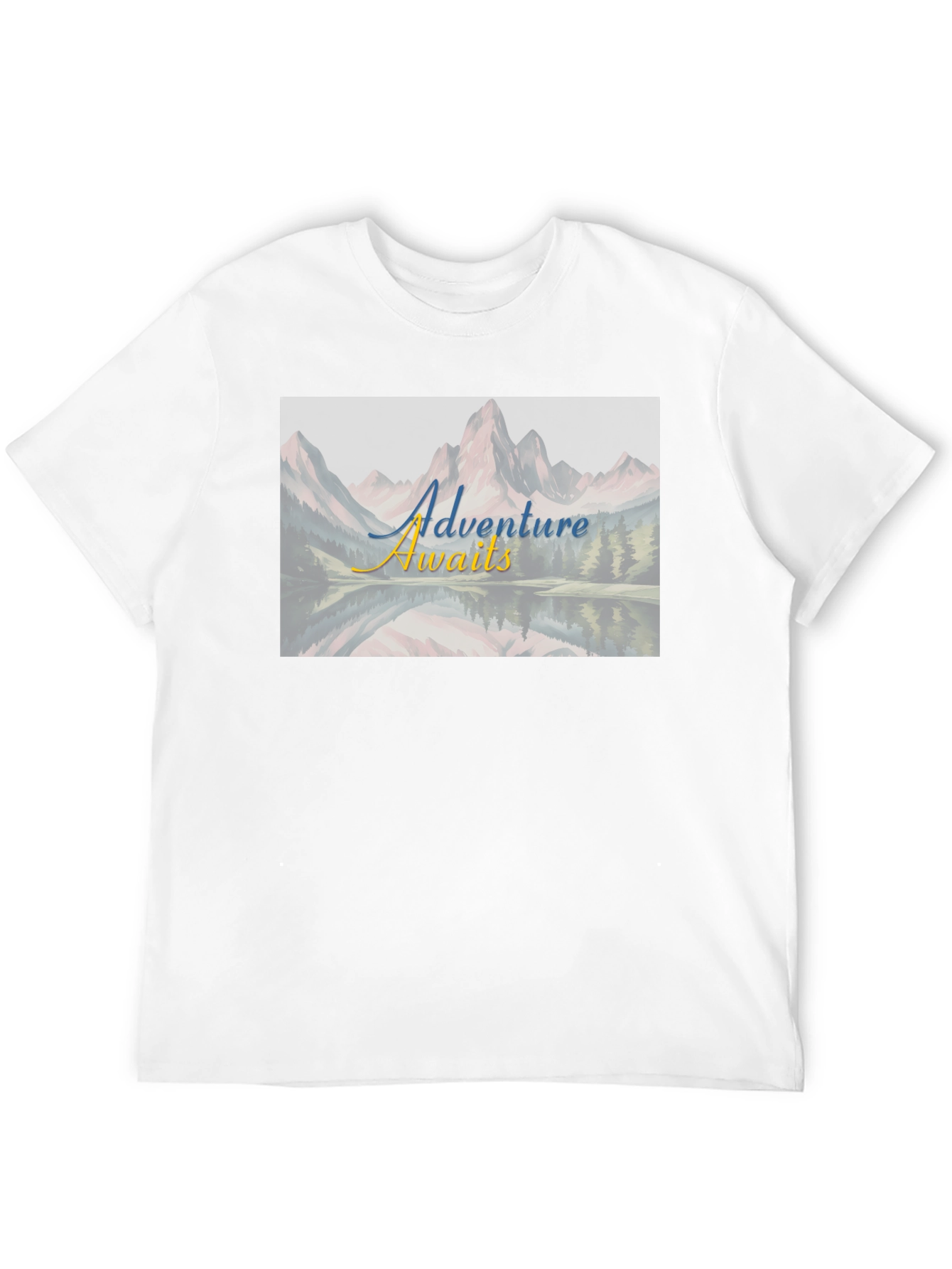 Adventure Awaits Black Graphic Tee
