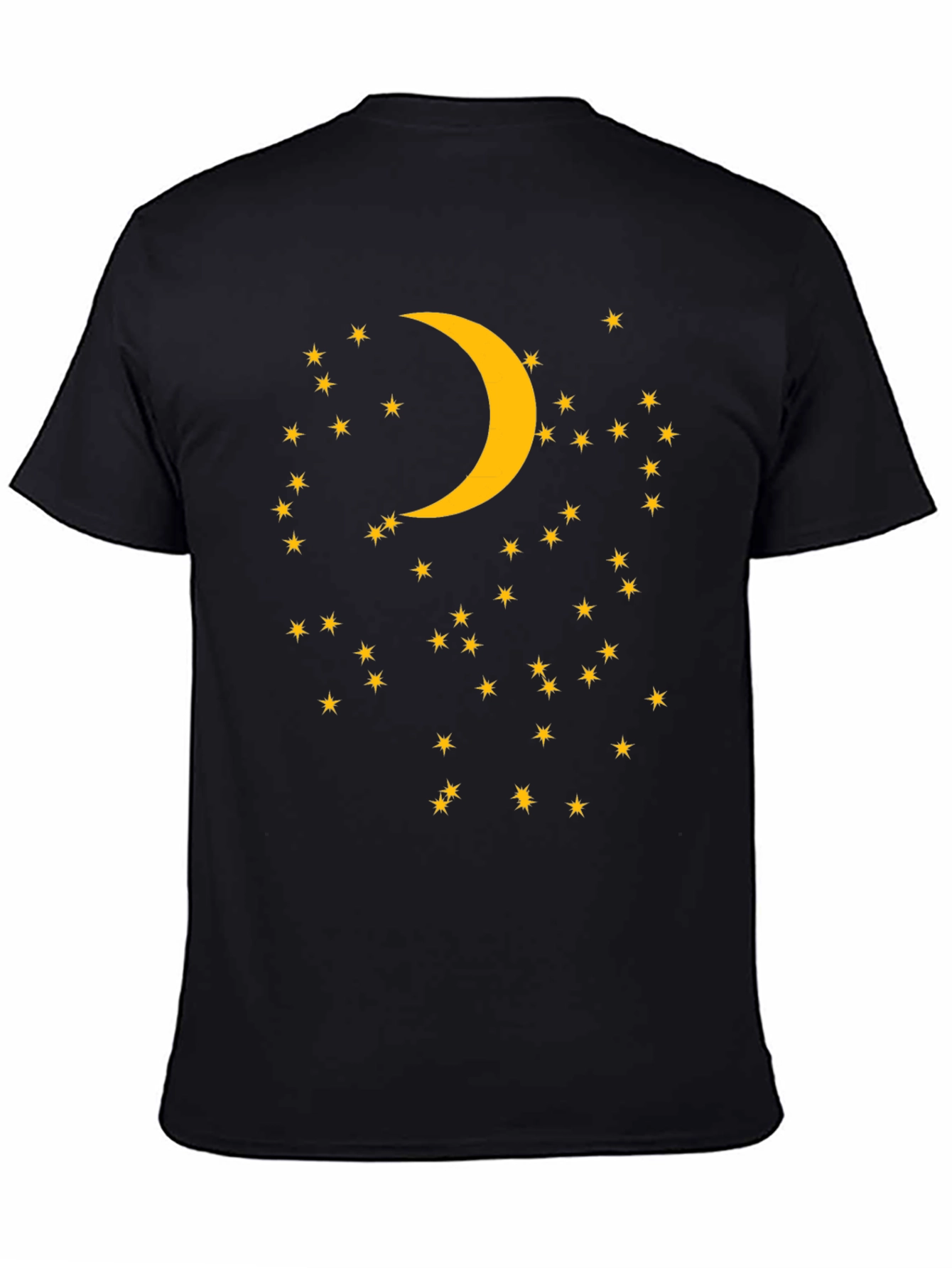 Night Sky Tee: Moon & Stars Graphic Print
