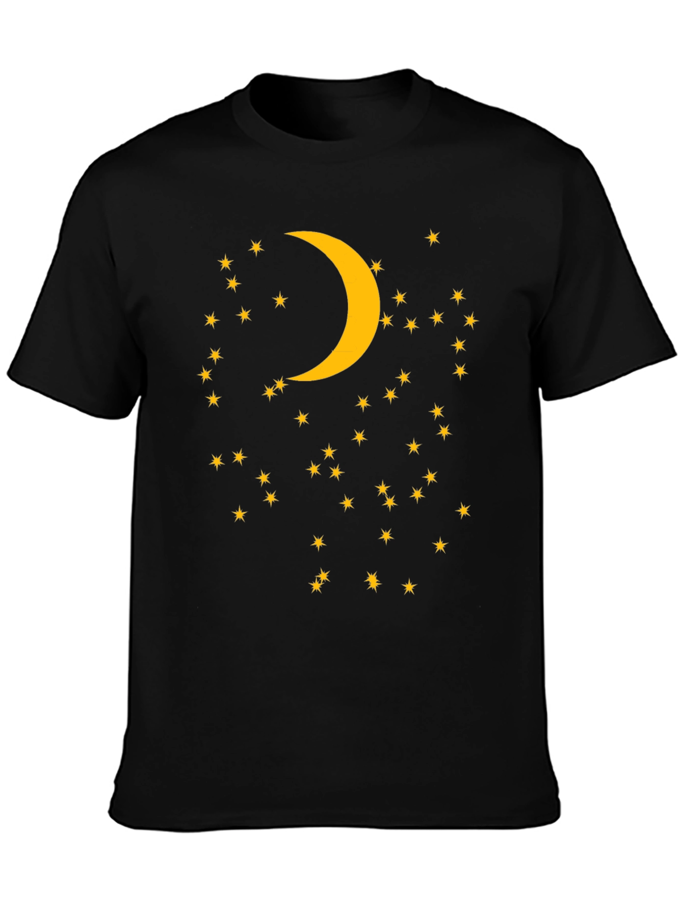 Night Sky Tee: Moon & Stars Graphic Print