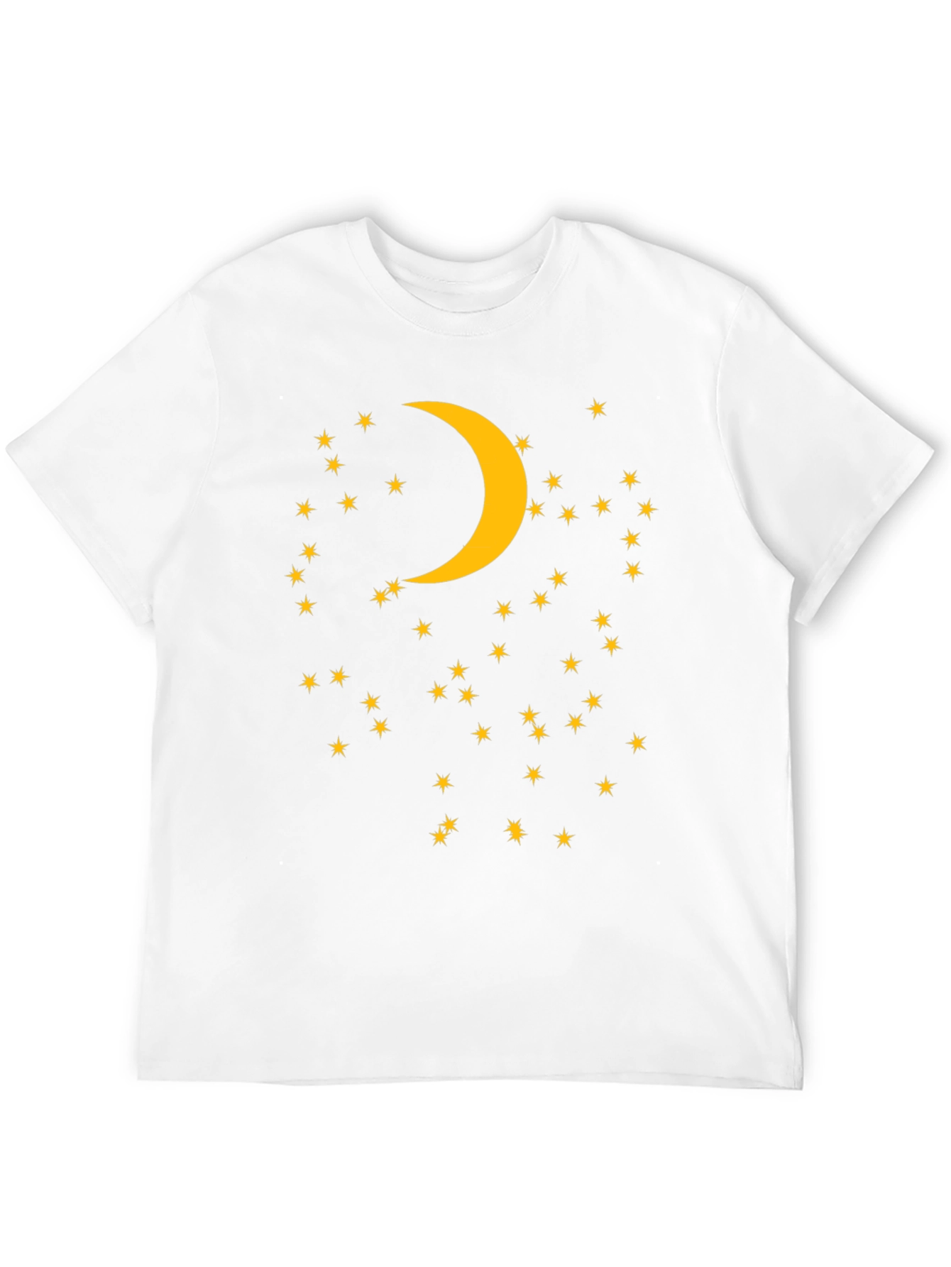 Night Sky Tee: Moon & Stars Graphic Print