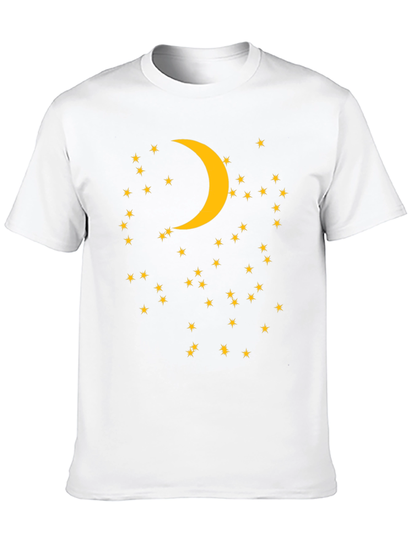 Night Sky Tee: Moon & Stars Graphic Print