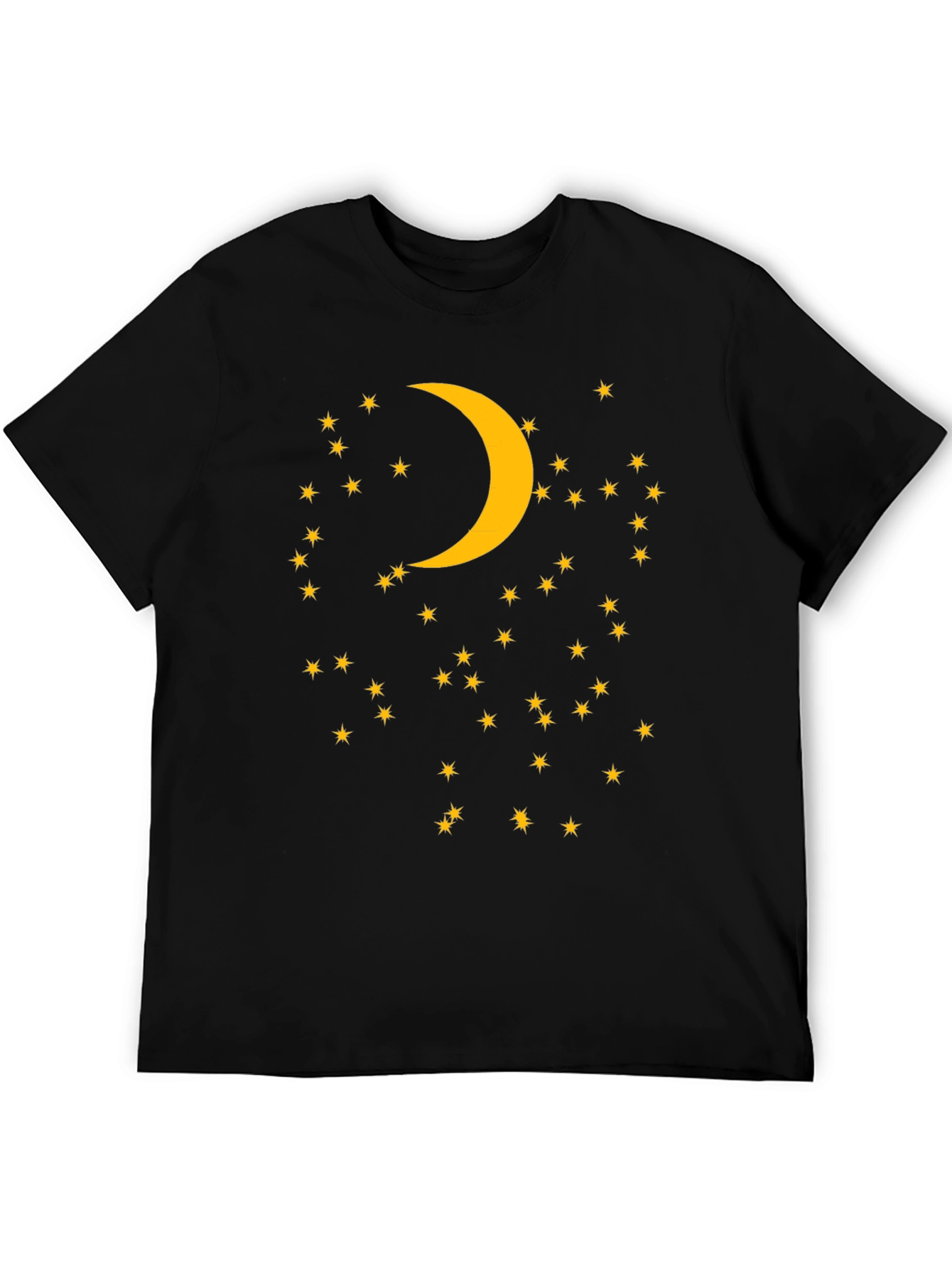 Night Sky Tee: Moon & Stars Graphic Print