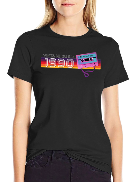 Vintage Since 1990 Cassette T-Shirt