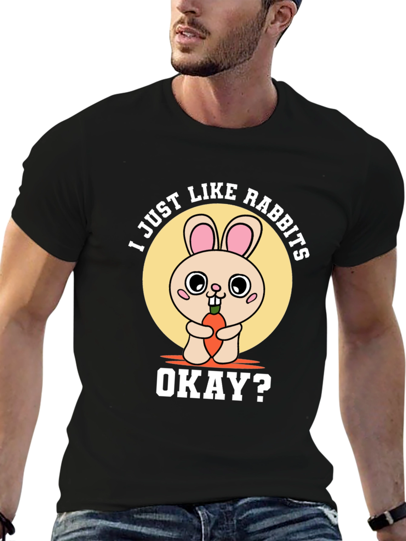 I Just Like Rabbits Okay? Graphic Tee