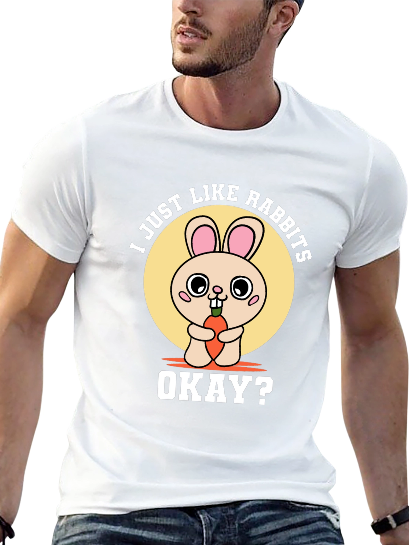 I Just Like Rabbits Okay? Graphic Tee