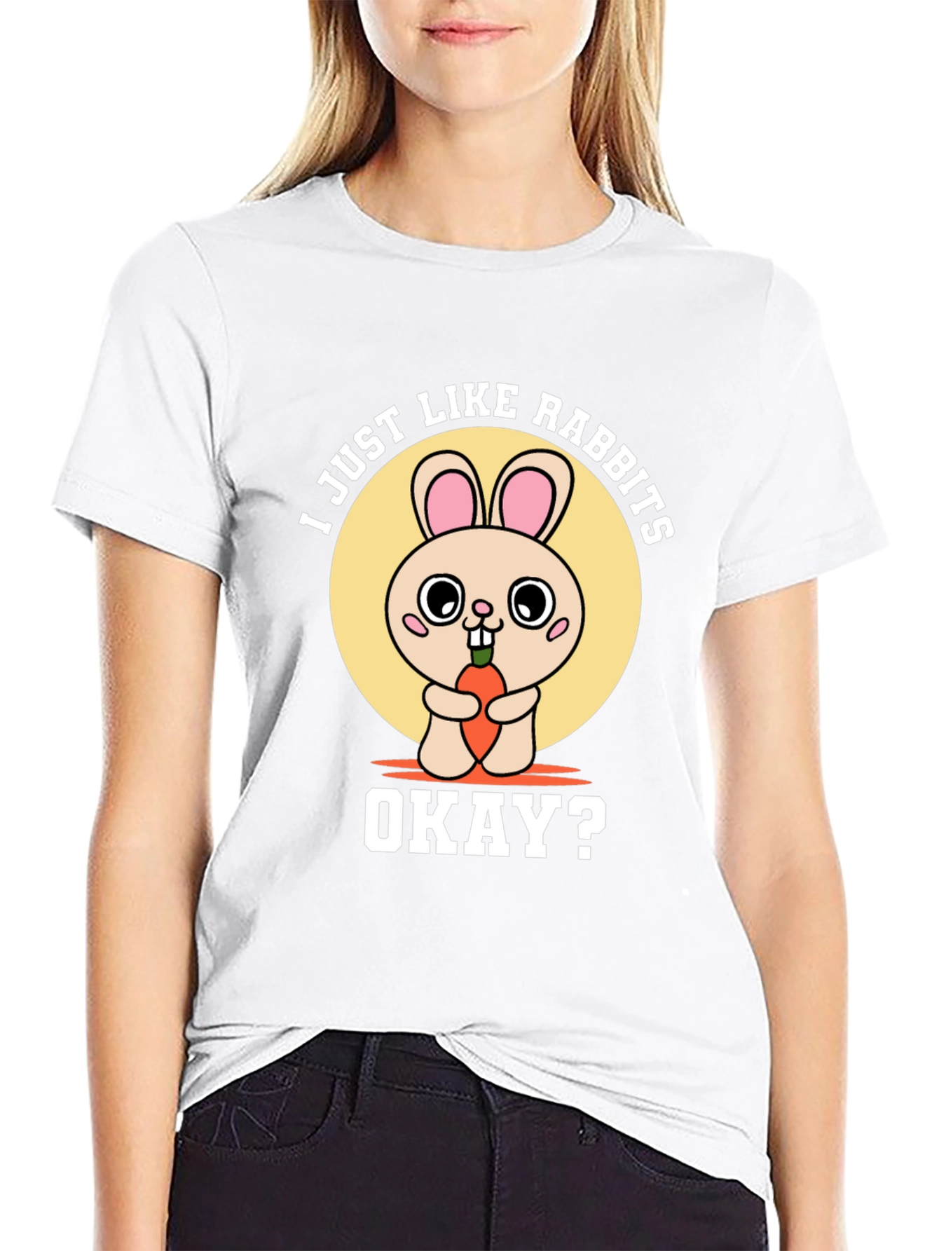 I Just Like Rabbits Okay? Graphic Tee