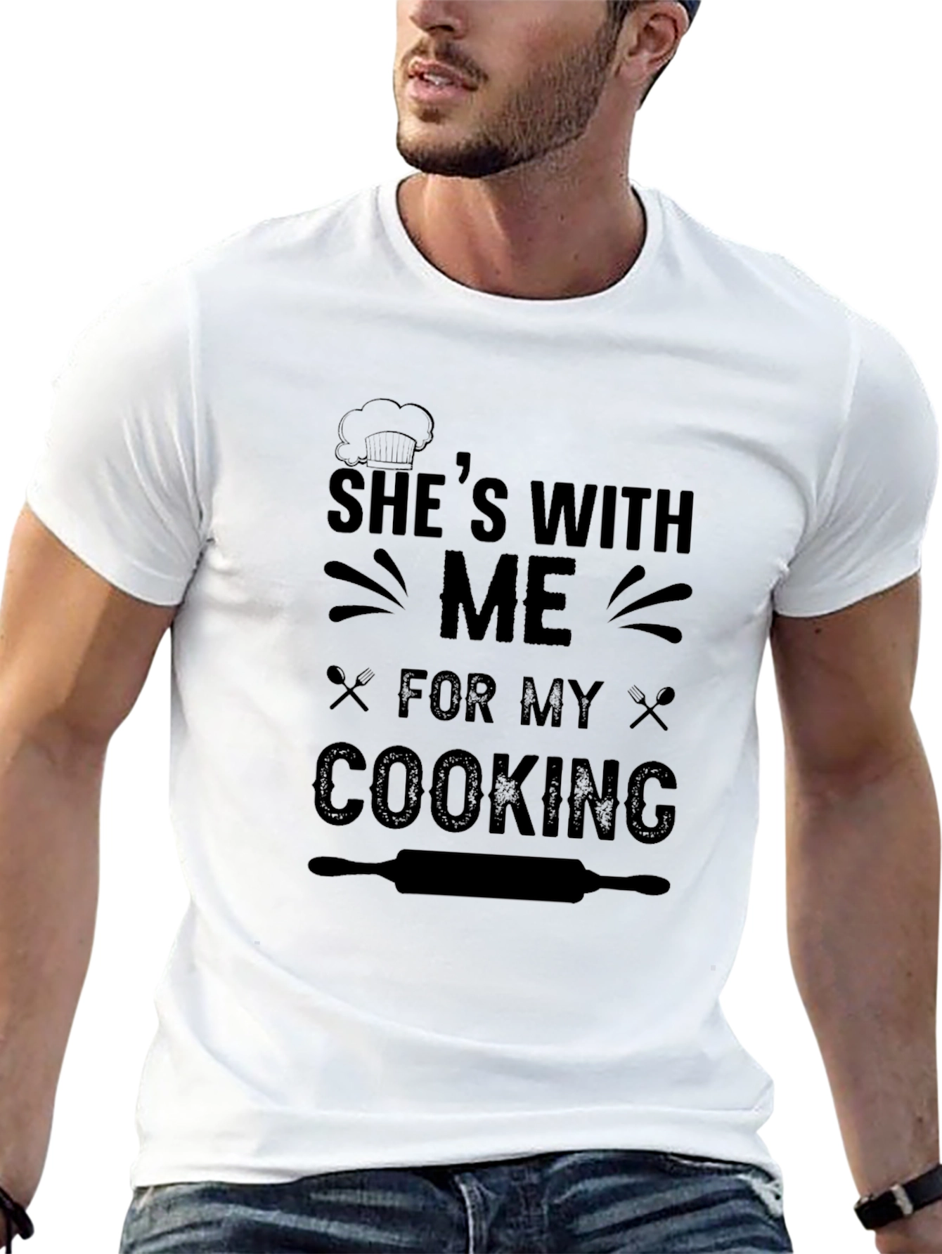 Shes With Me For My Cooking T-Shirt