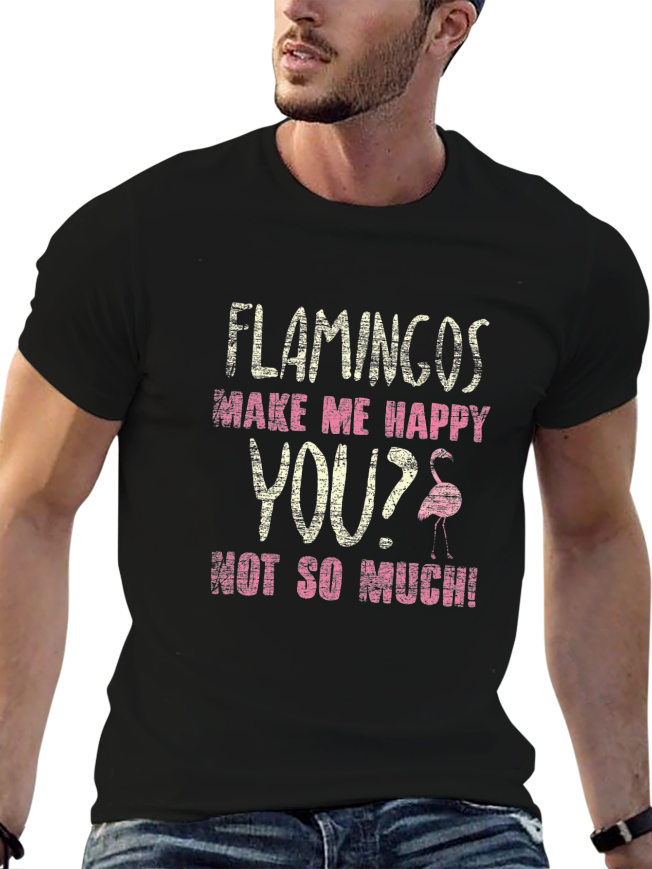 Flamingo Graphic Tee - Funny Sarcastic T-Shirt