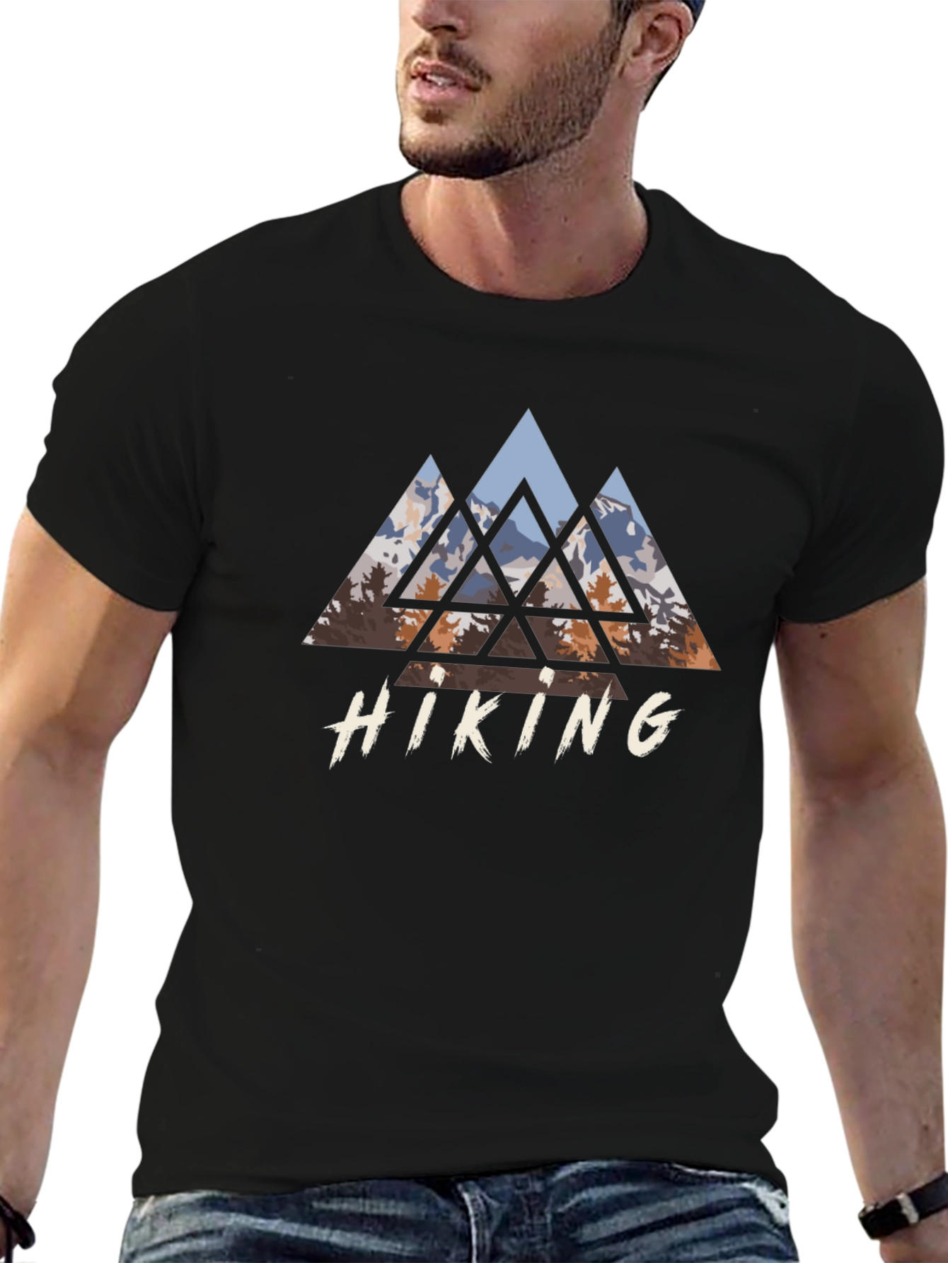 Hiking Graphic Tee - Mountain Adventure Shirt