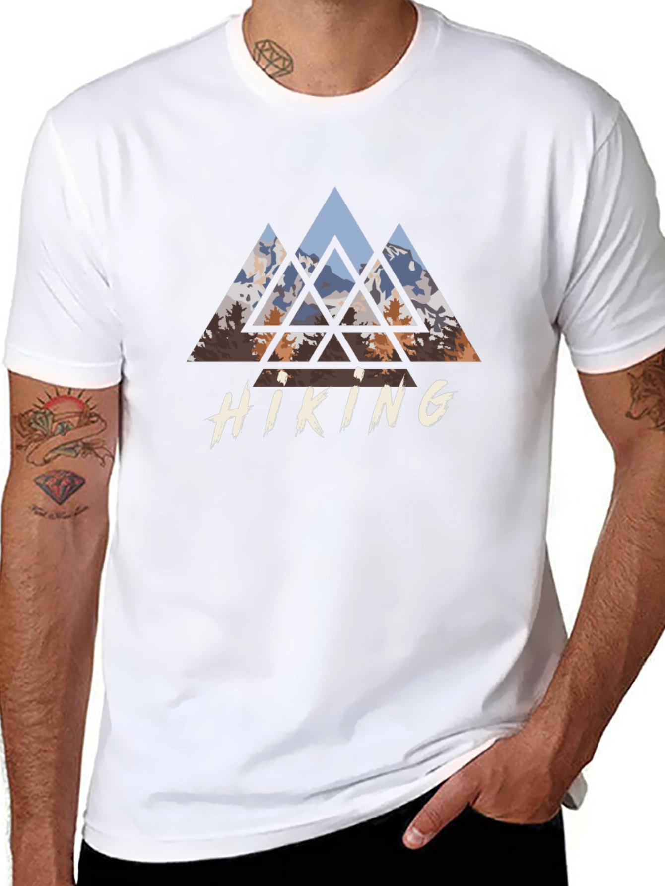 Hiking Graphic Tee - Mountain Adventure Shirt