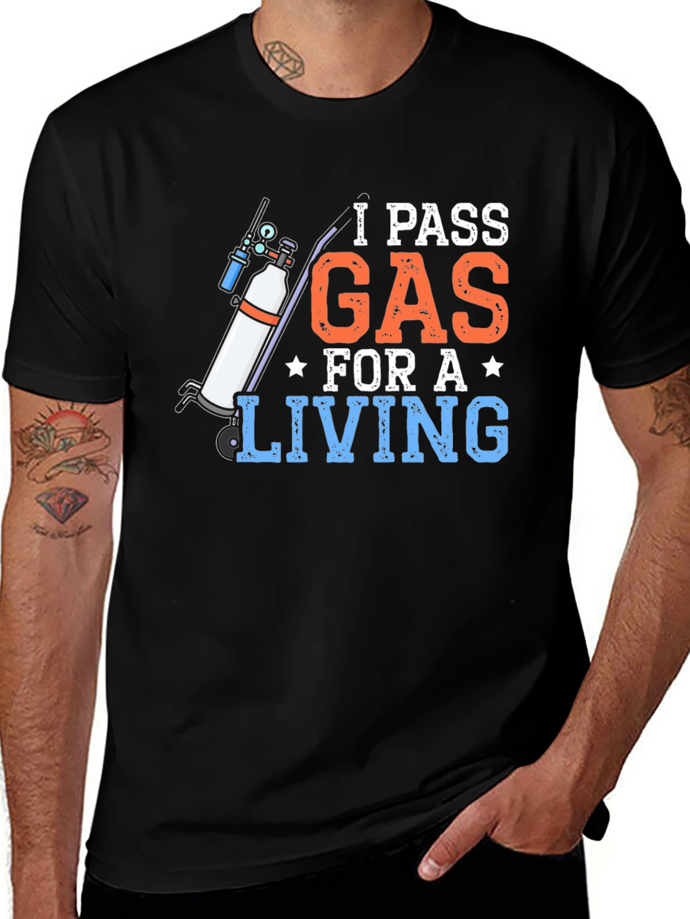 I Pass Gas For A Living Graphic Tee