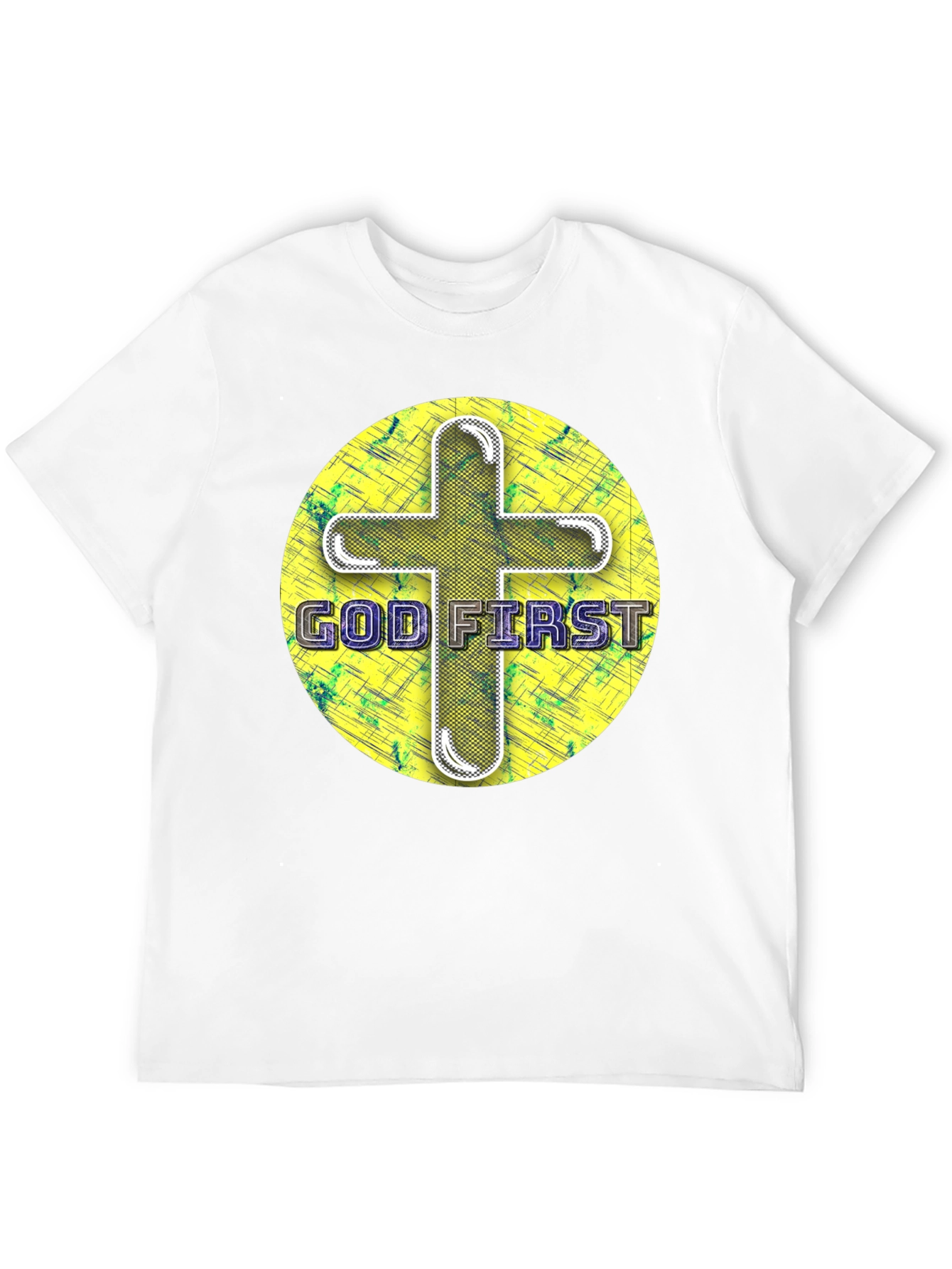 God First Graphic T-Shirt - Religious Tee