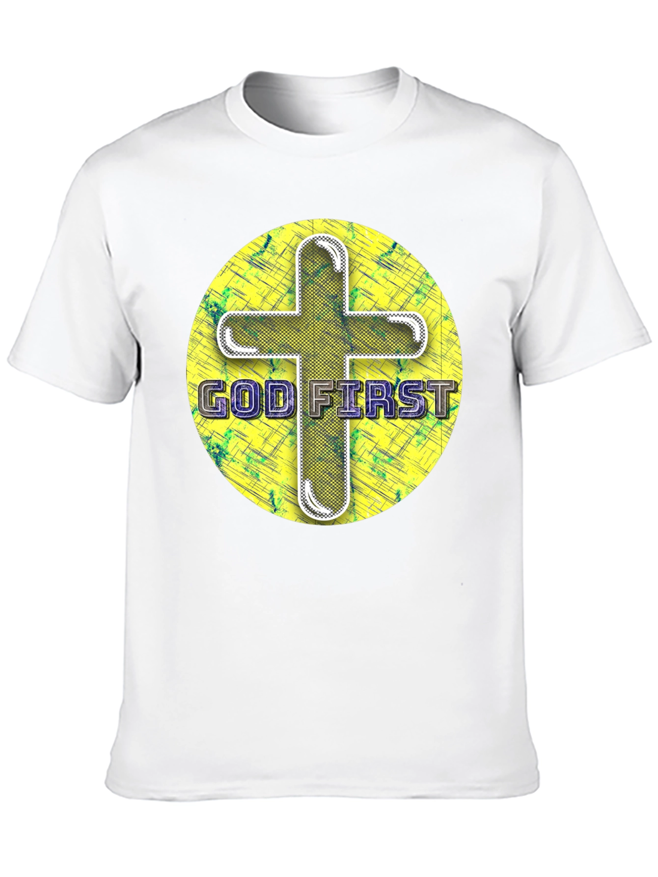 God First Graphic T-Shirt - Religious Tee