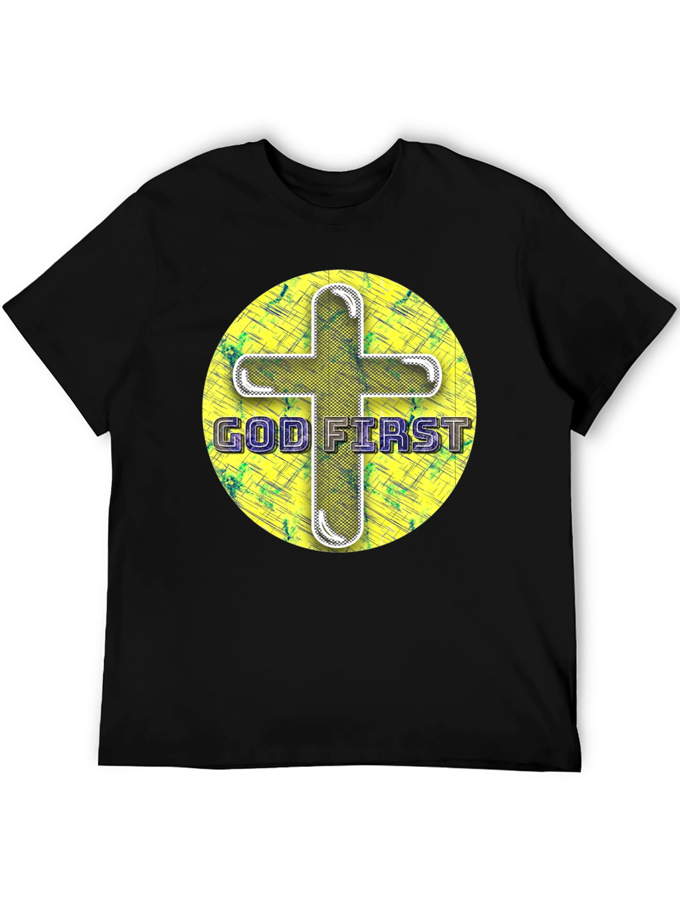 God First Graphic T-Shirt - Religious Tee