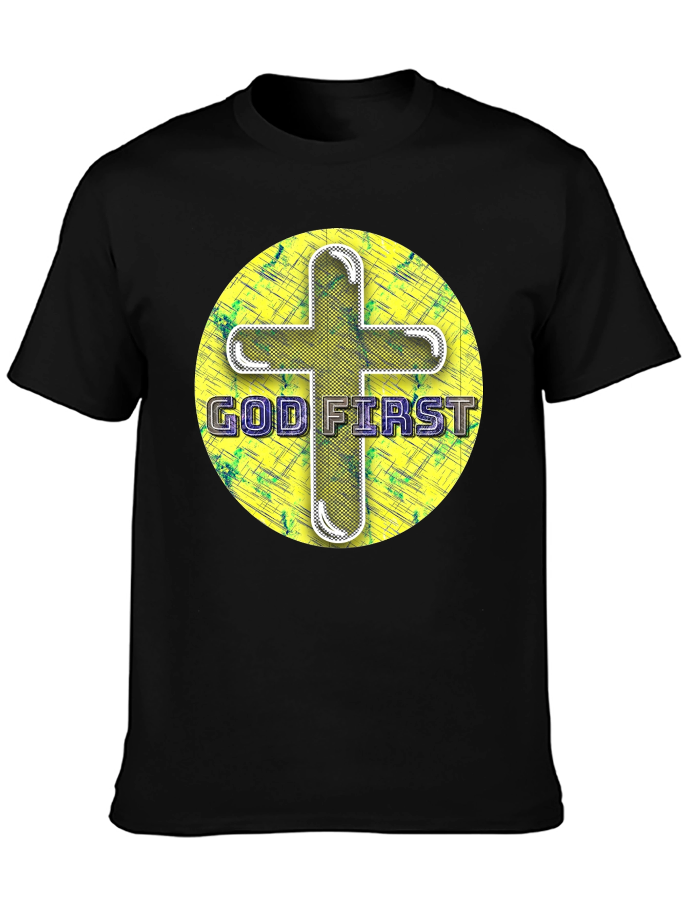 God First Graphic T-Shirt - Religious Tee