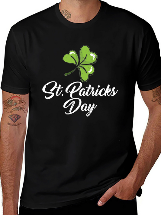 St. Patricks Day Clover Graphic Tee