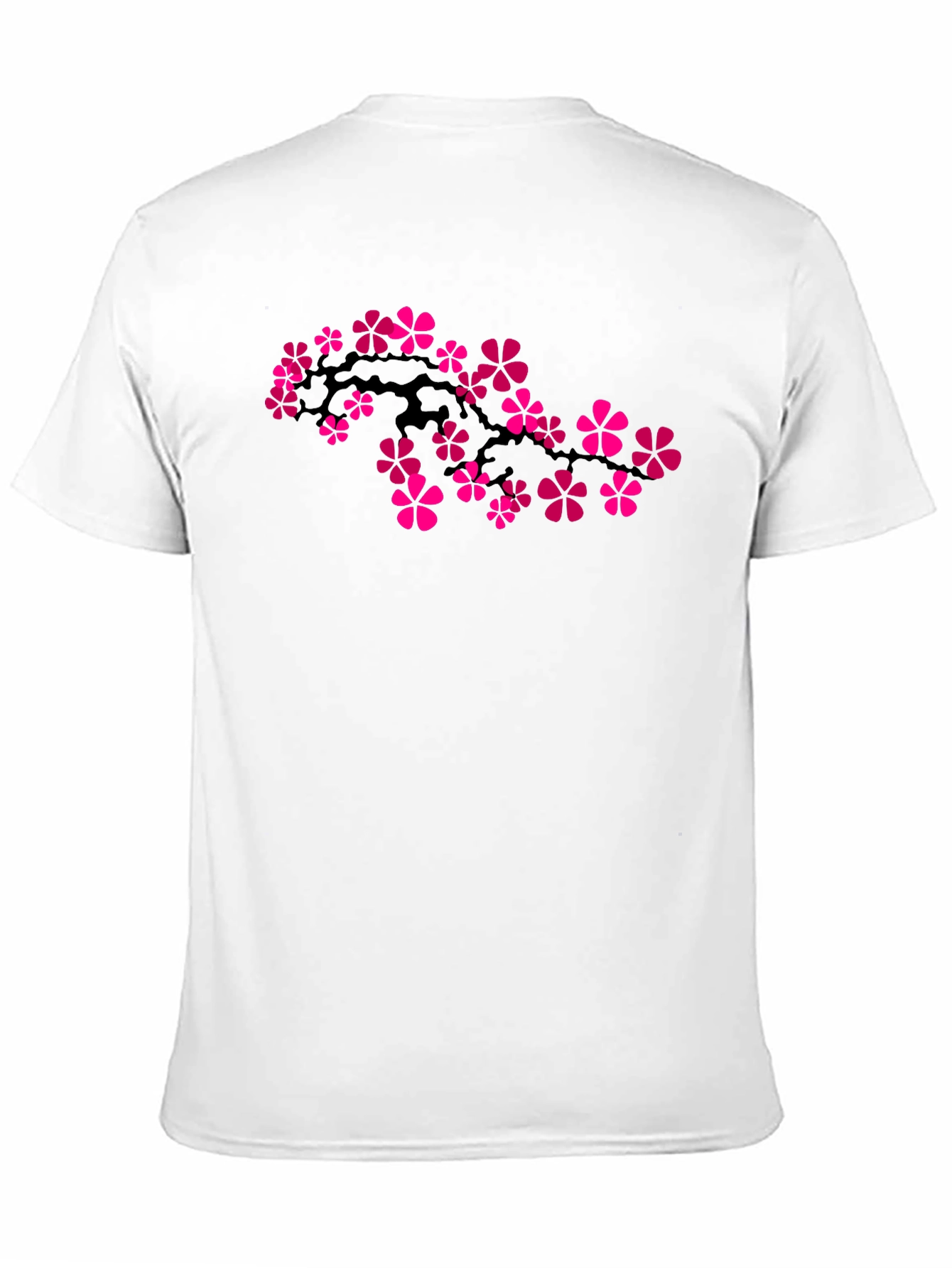 Floral Blossom Graphic T-Shirt - Black
