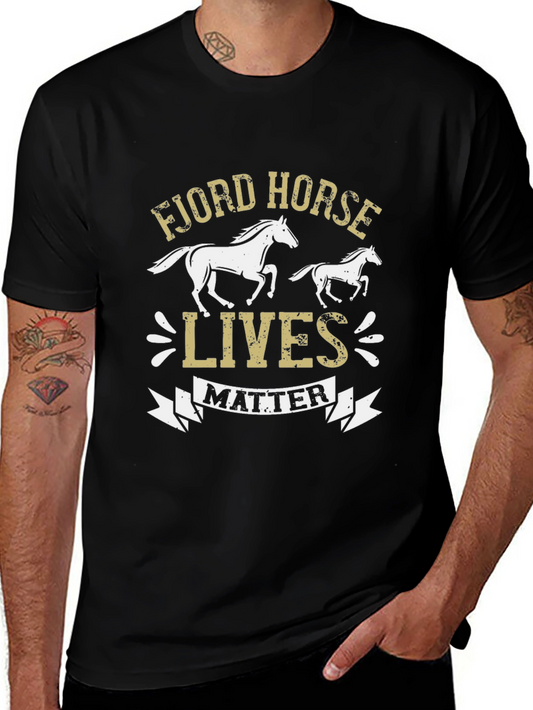 Fjord Horse Lives Matter Graphic Tee