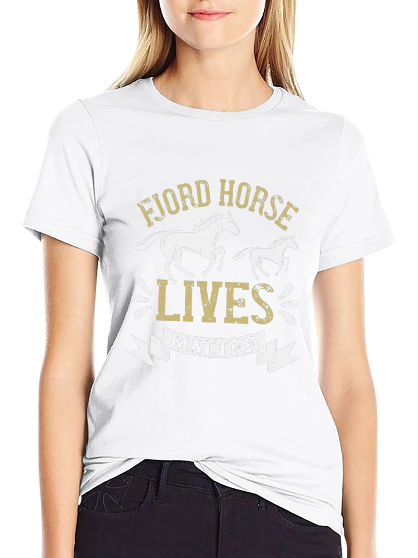 Fjord Horse Lives Matter Graphic Tee