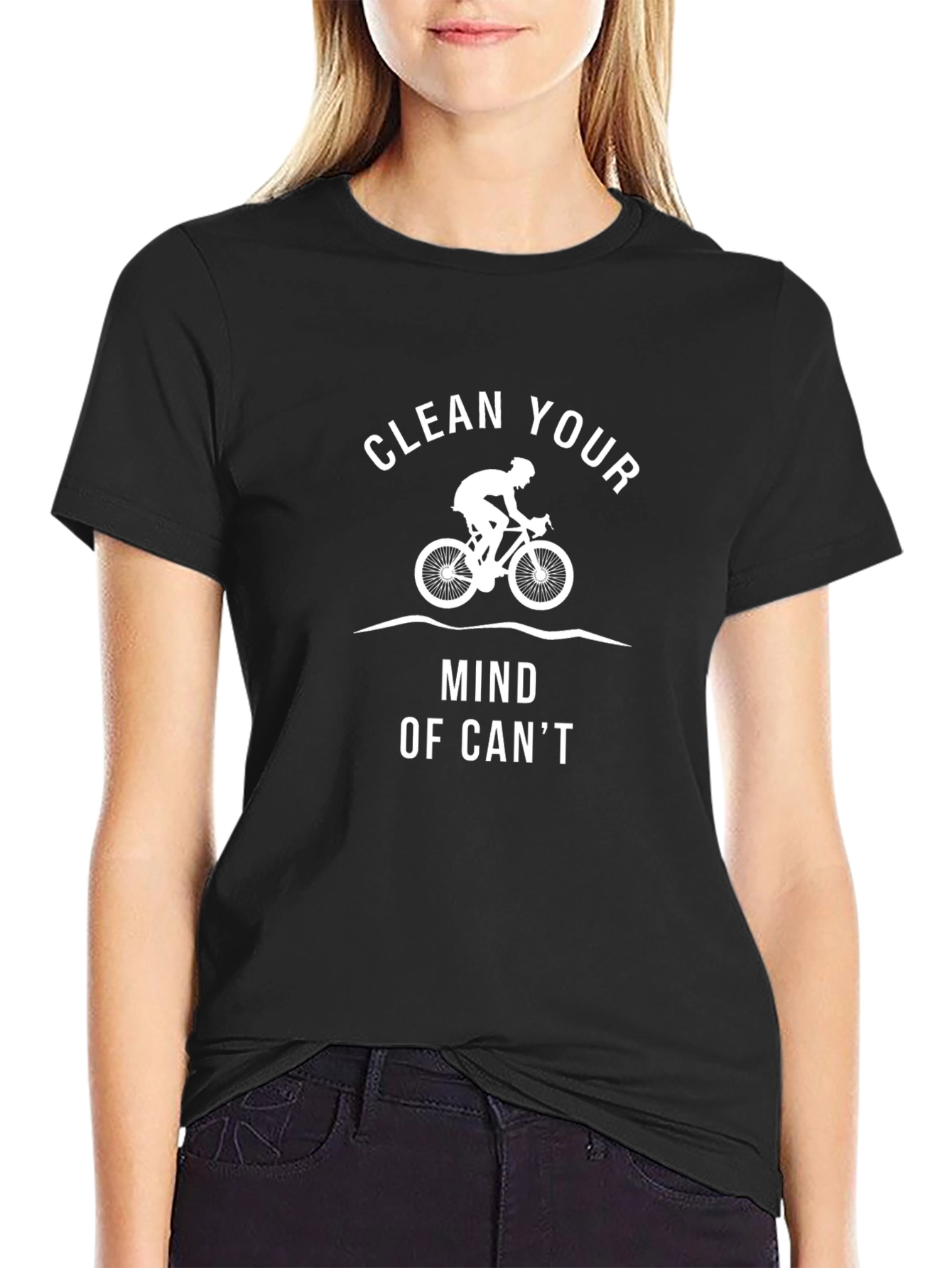 Clean Your Mind Cycling Graphic Tee