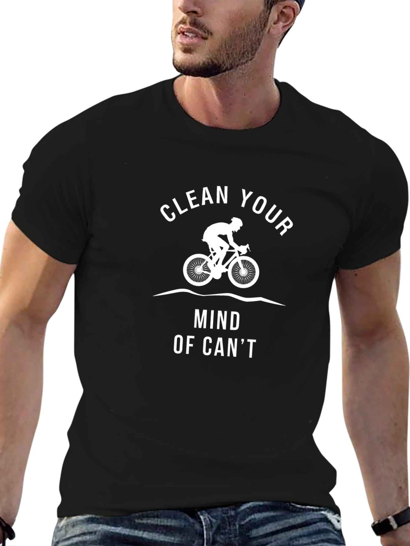 Clean Your Mind Cycling Graphic Tee