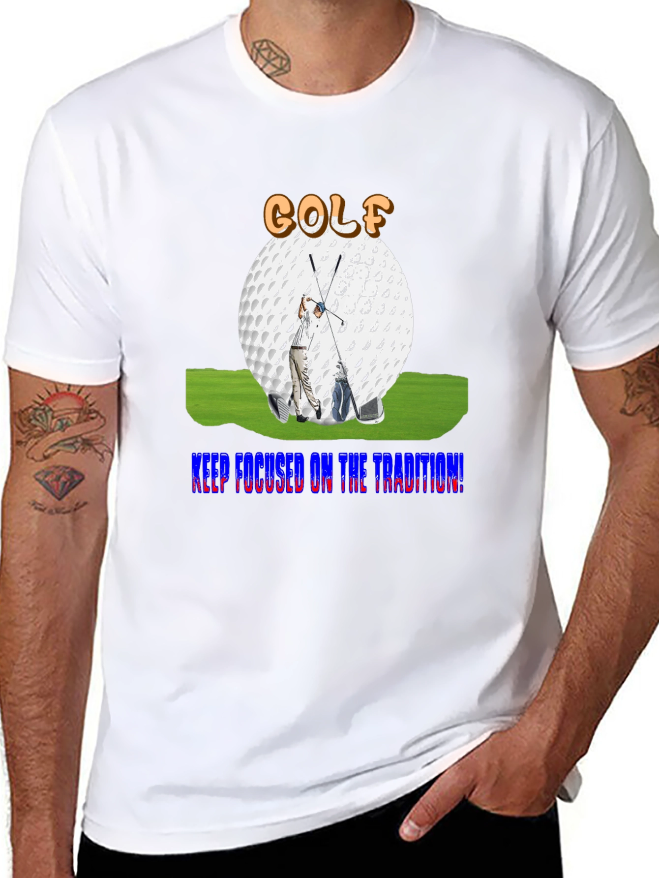 Golf Tradition T-Shirt - Keep Focused!