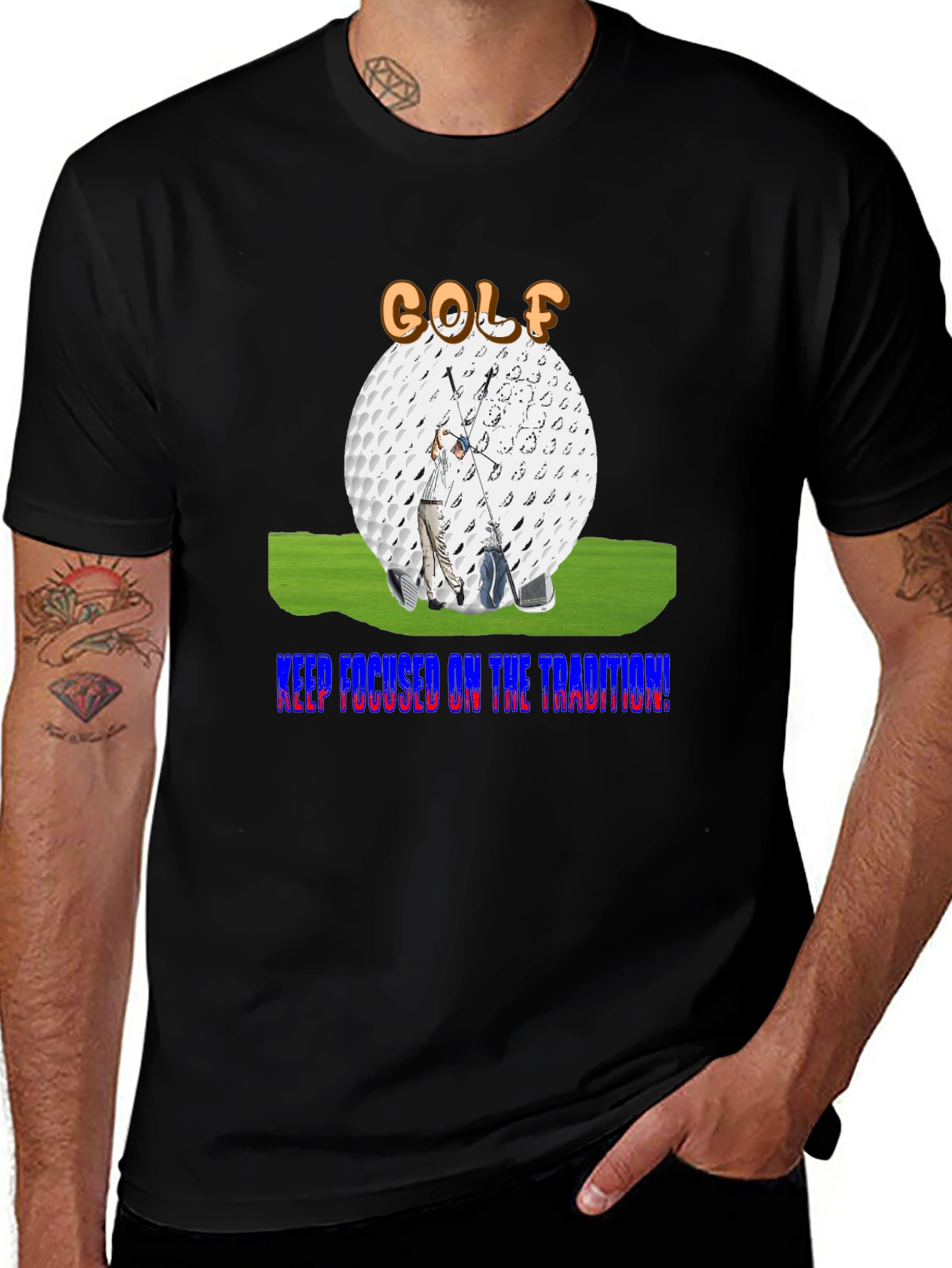 Golf Tradition T-Shirt - Keep Focused!