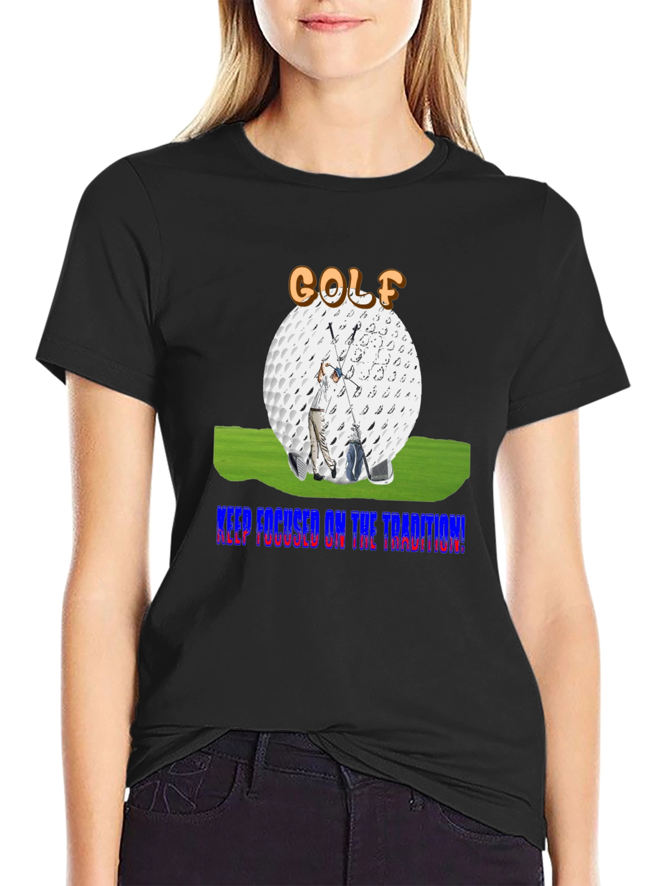 Golf Tradition T-Shirt - Keep Focused!