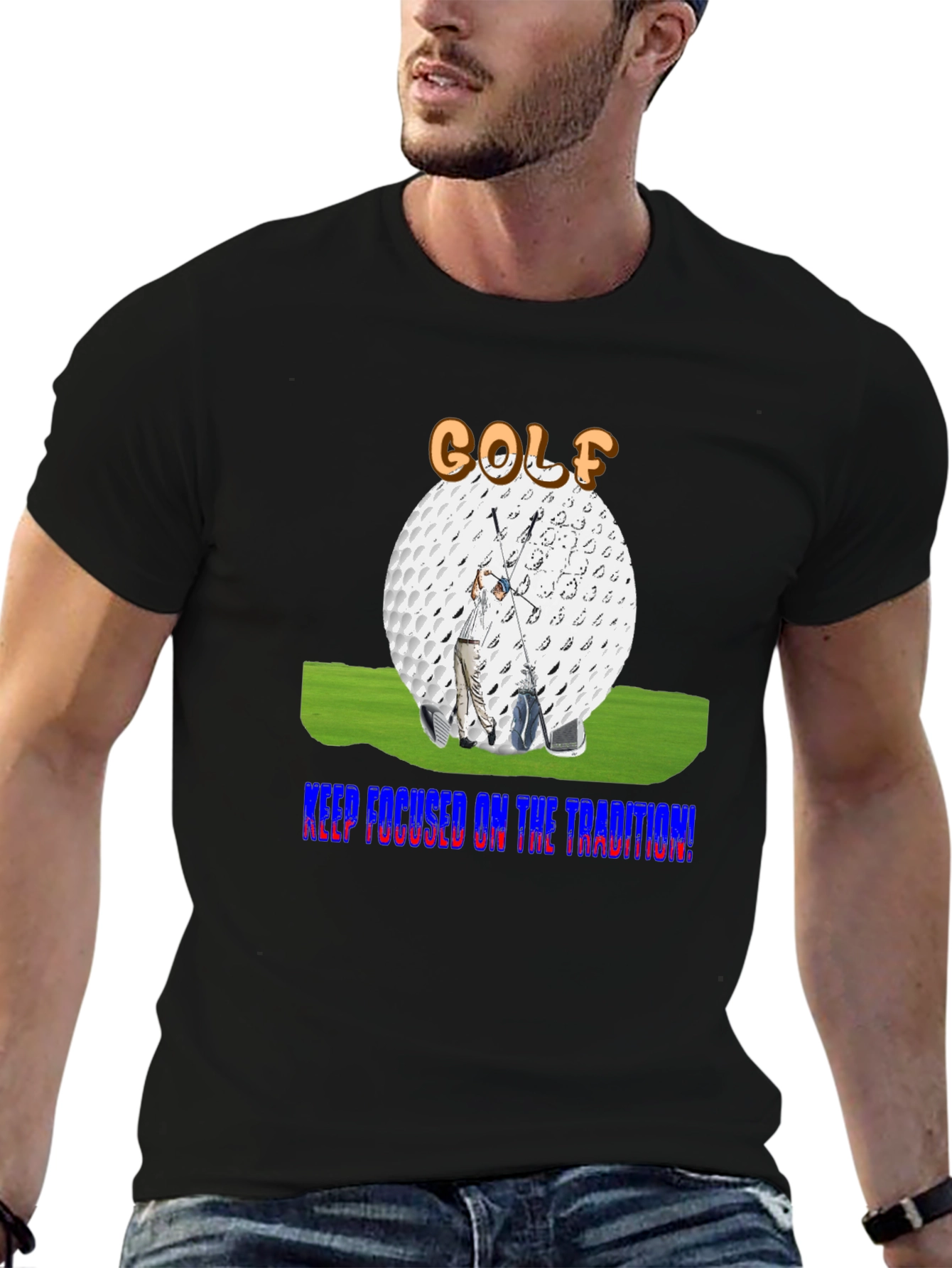 Golf Tradition T-Shirt - Keep Focused!
