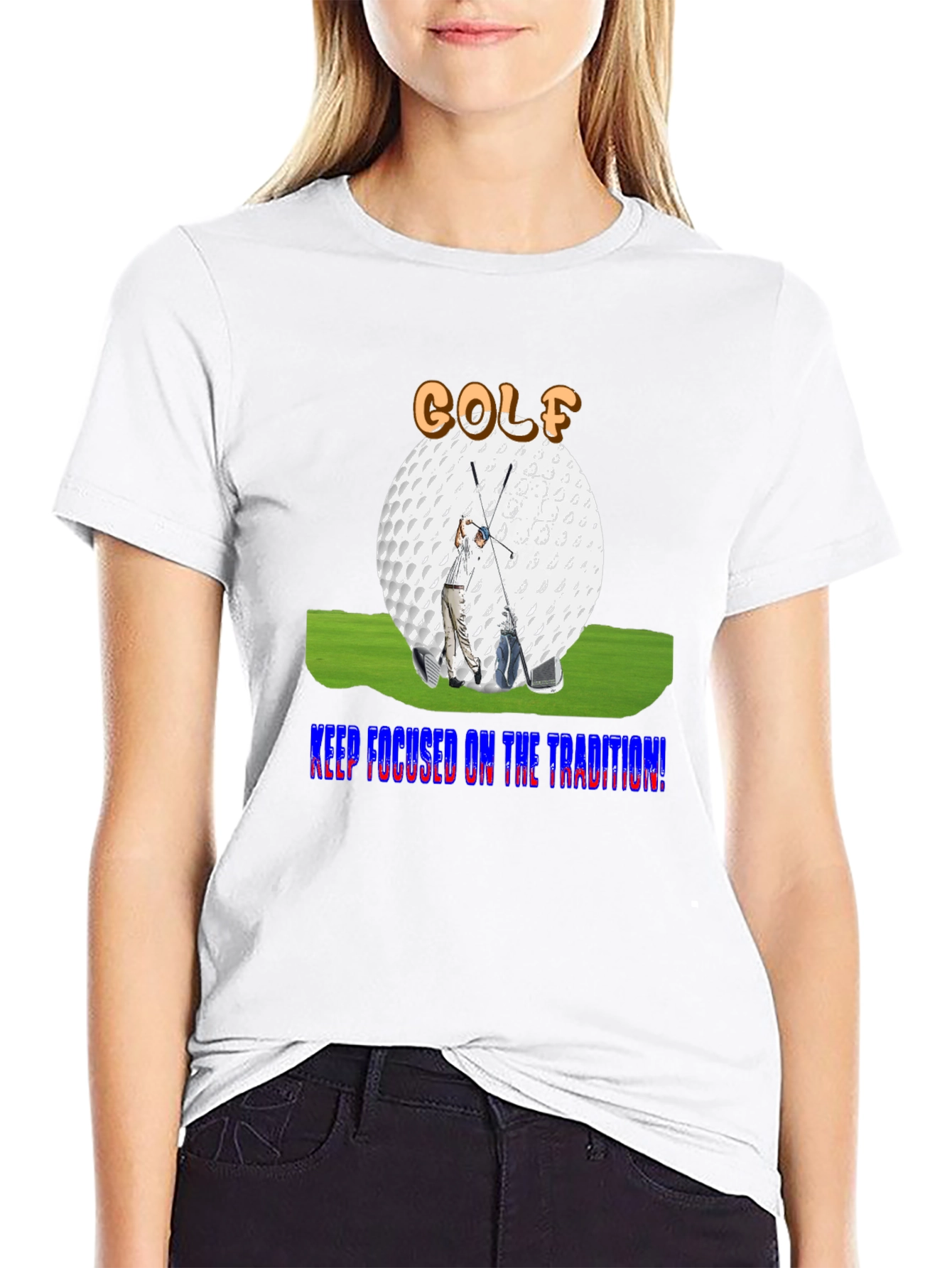 Golf Tradition T-Shirt - Keep Focused!