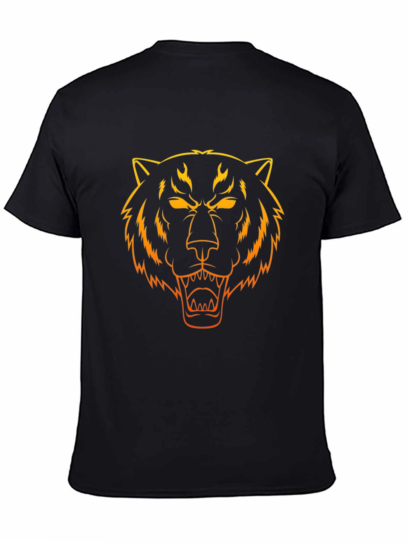 Fiery Tiger Graphic Tee - Bold Style