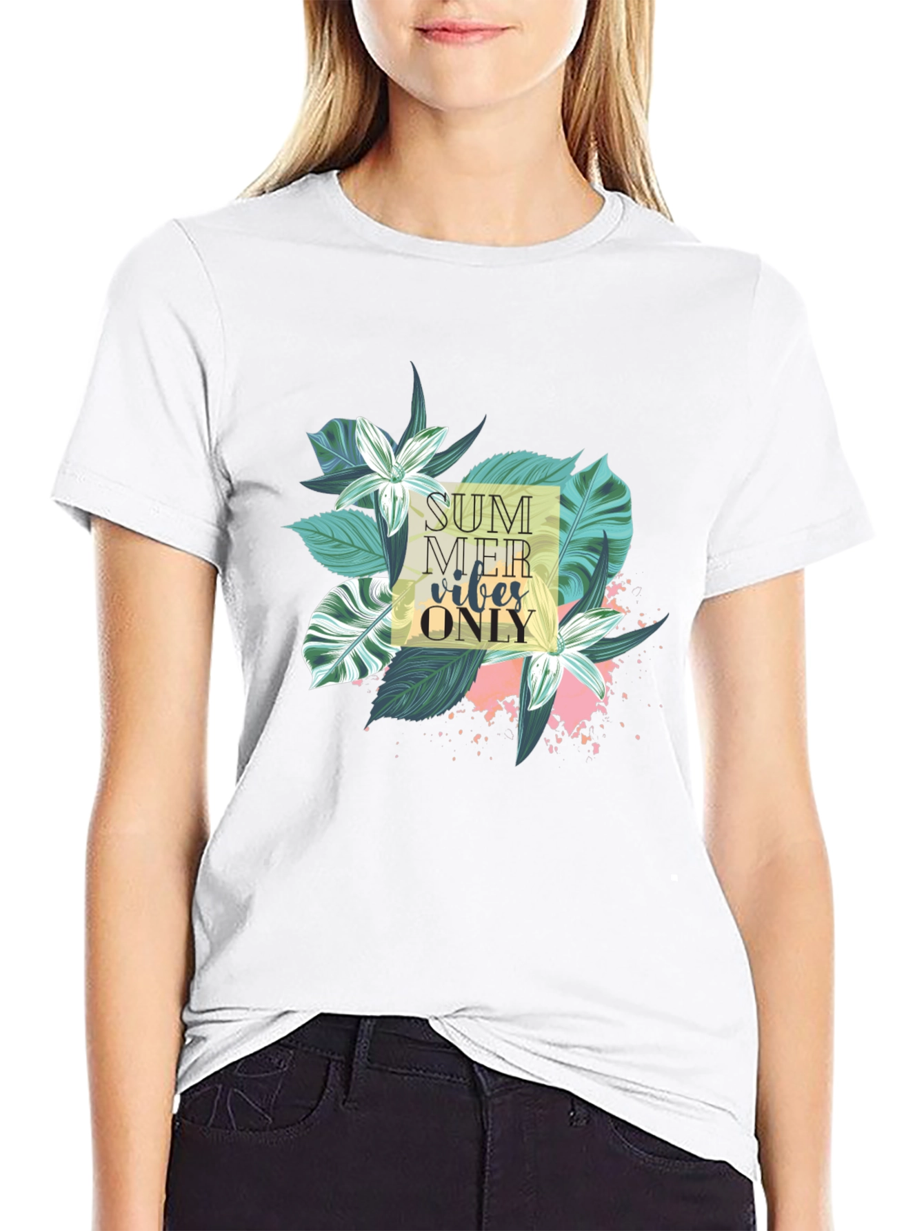 Summer Vibes T-Shirt - Tropical Graphic Tee