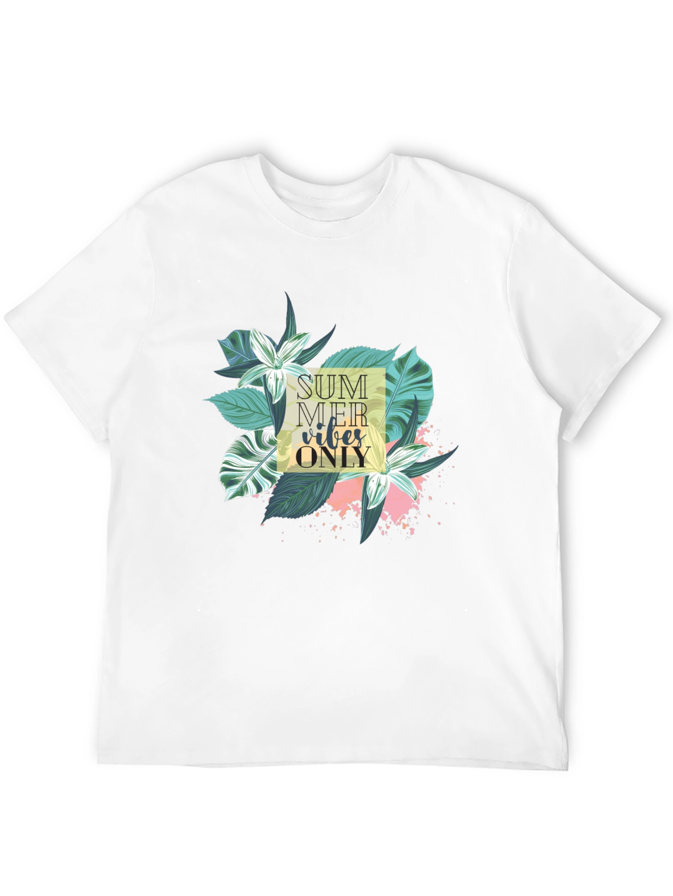 Summer Vibes T-Shirt - Tropical Graphic Tee