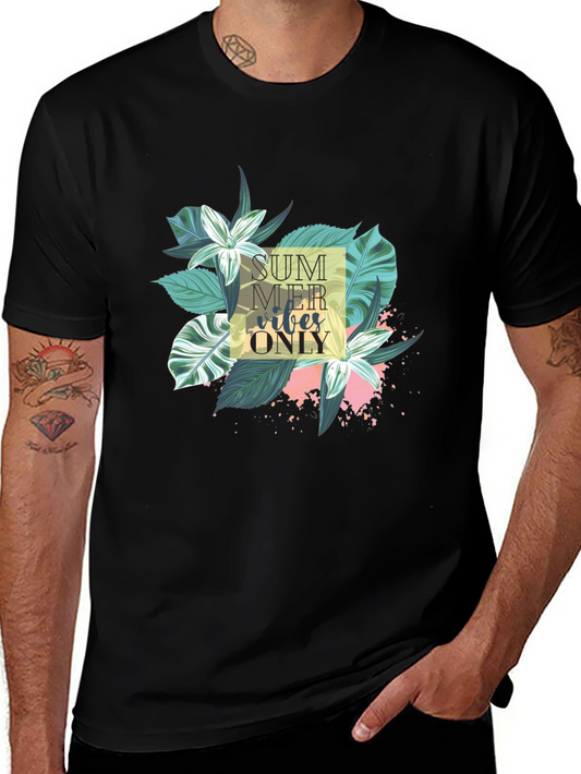 Summer Vibes T-Shirt - Tropical Graphic Tee