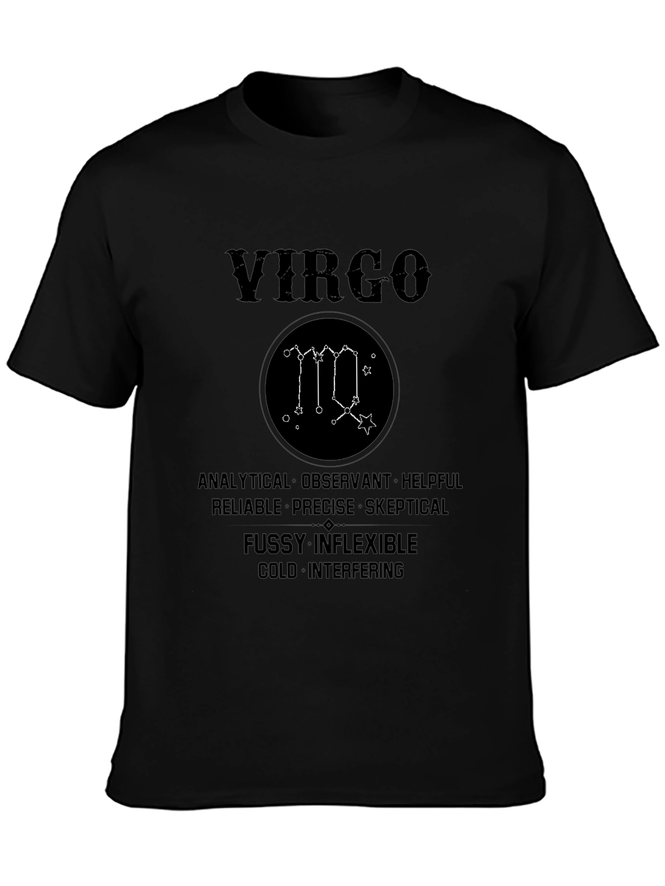 Virgo Zodiac Sign T-Shirt - Astrology Tee