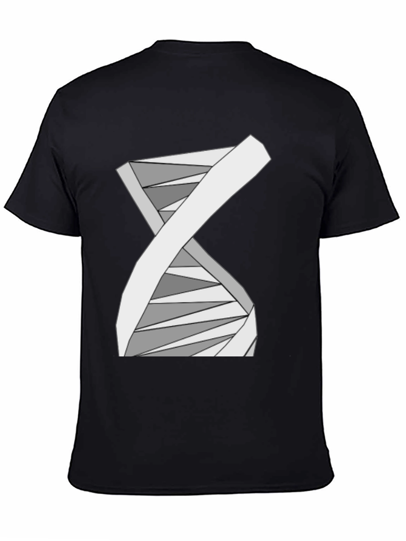 Abstract DNA Helix Graphic Tee - Science Style