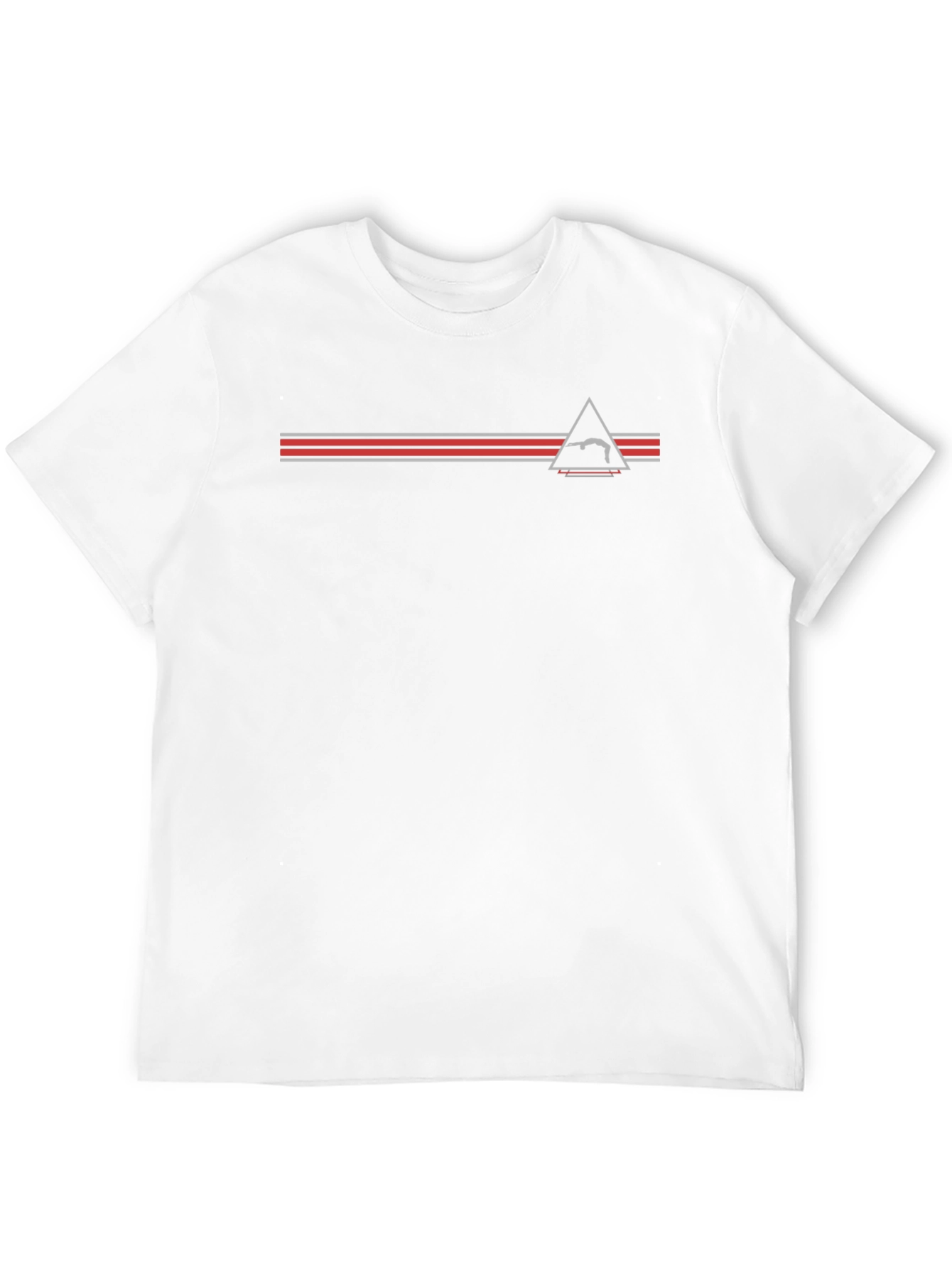 Retro Gymnastics Black T-Shirt - Unique Design