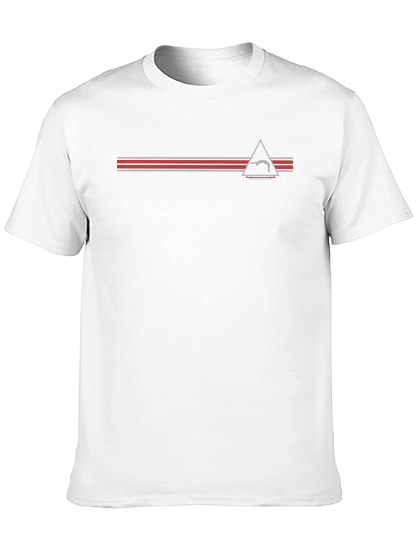 Retro Gymnastics Black T-Shirt - Unique Design