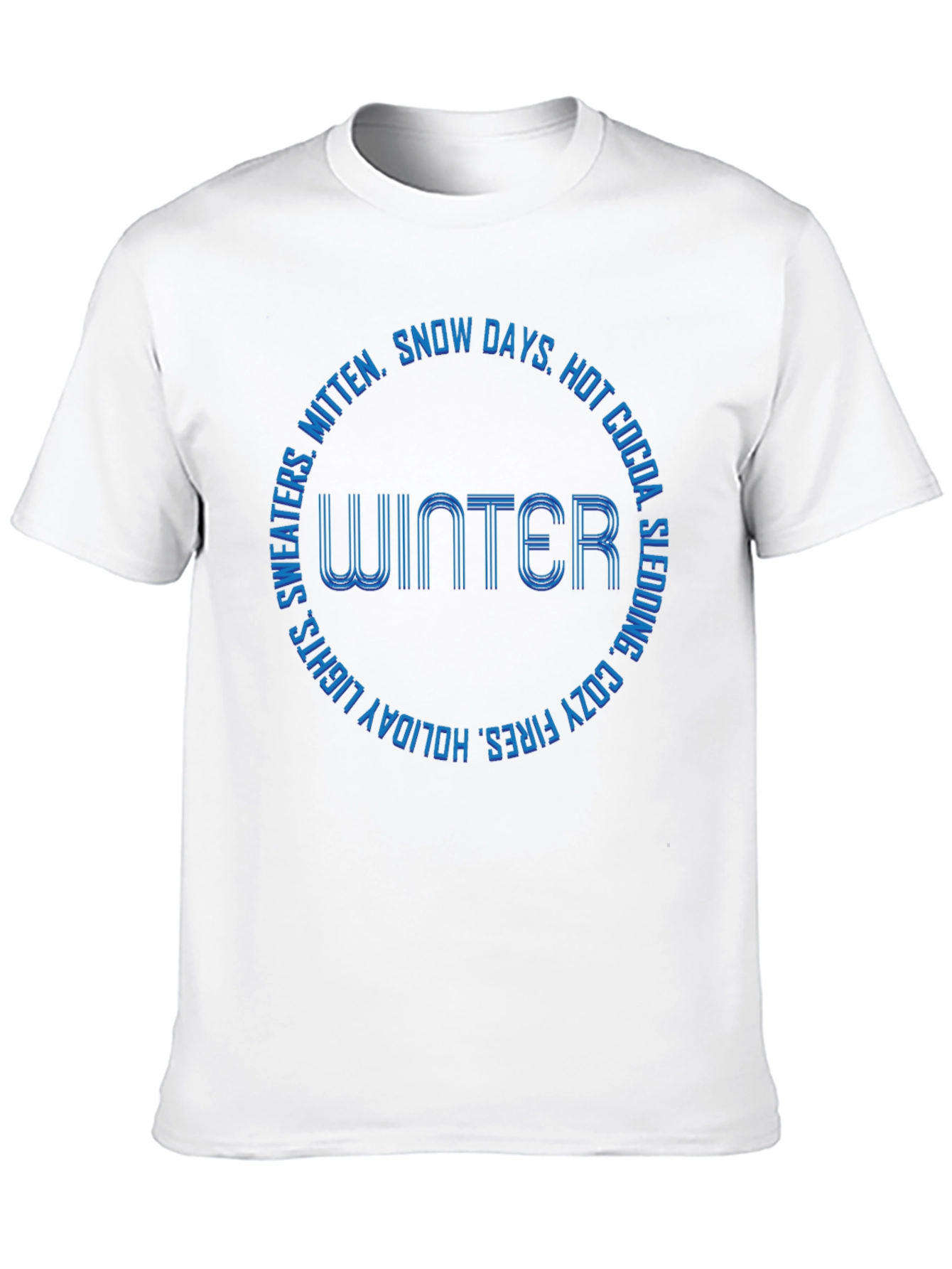 Winter-Themed Graphic T-Shirt