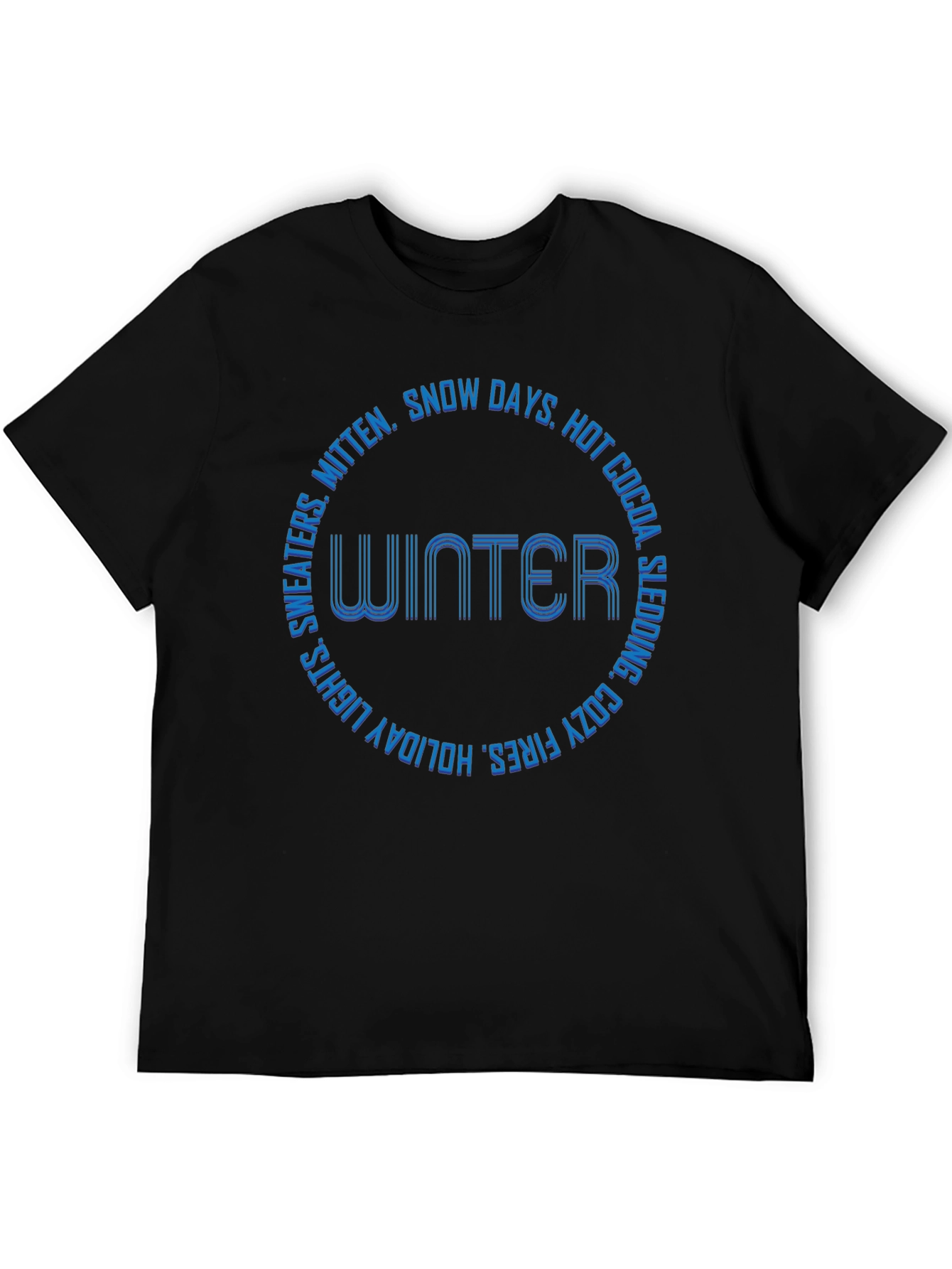 Winter-Themed Graphic T-Shirt