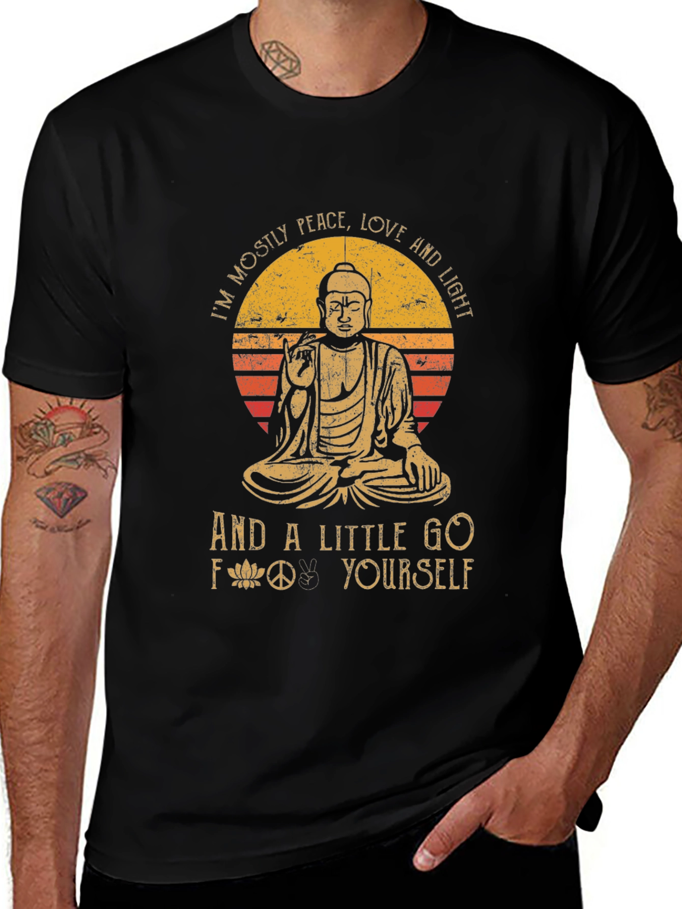 Peace Love and Light Graphic Tee