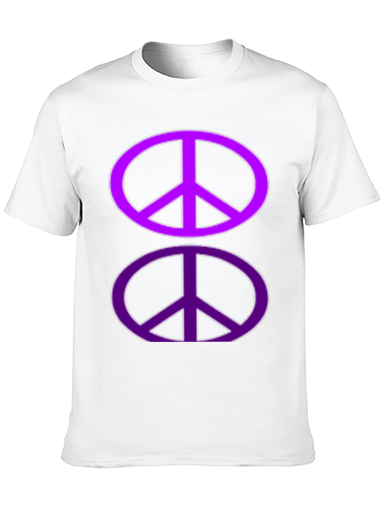 Peace Sign Graphic Tee - Black