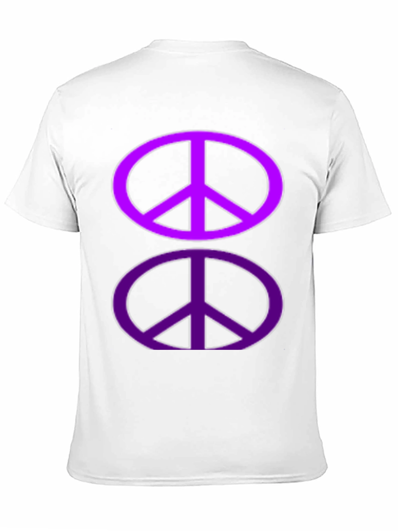 Peace Sign Graphic Tee - Black