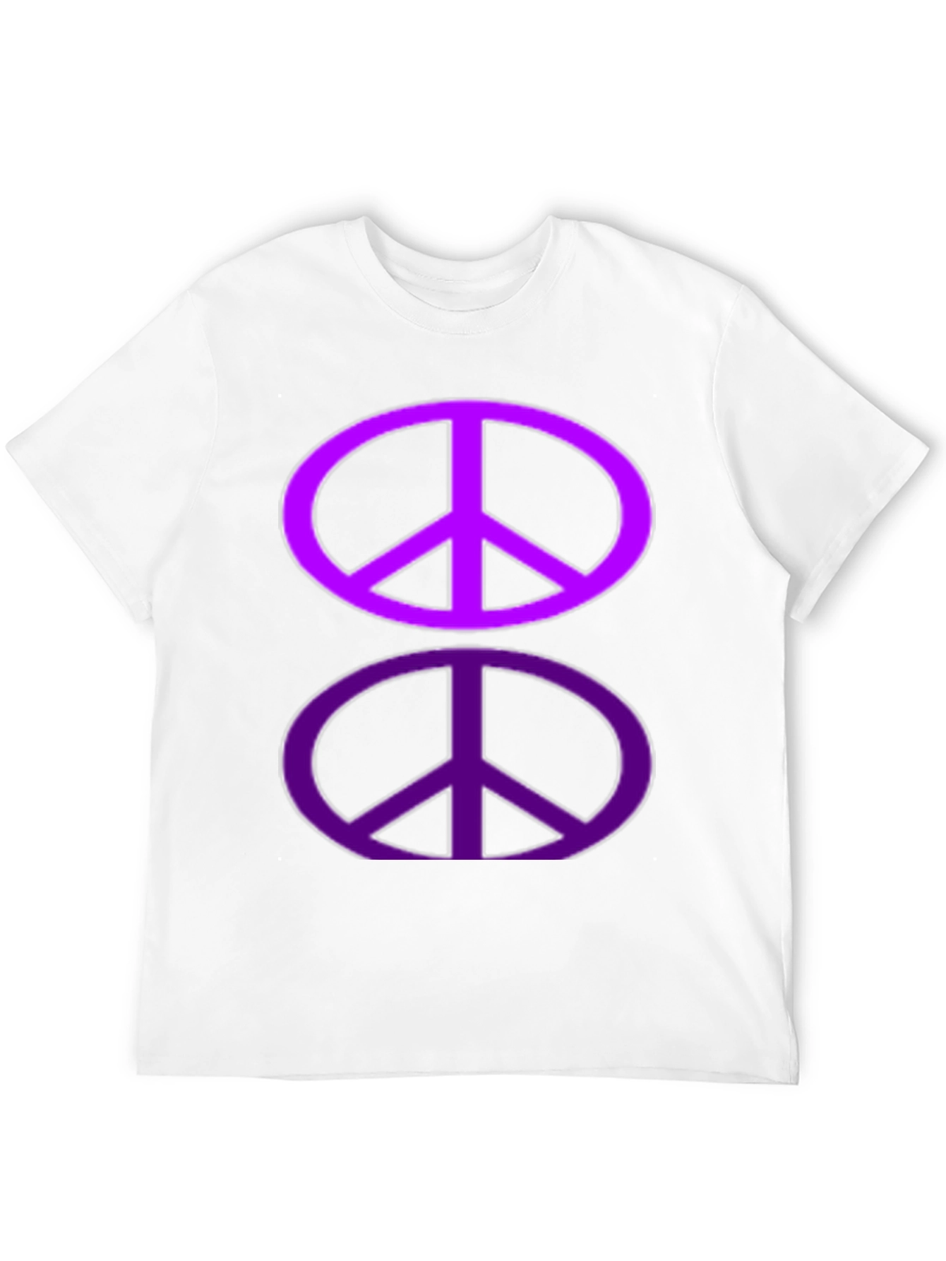 Peace Sign Graphic Tee - Black