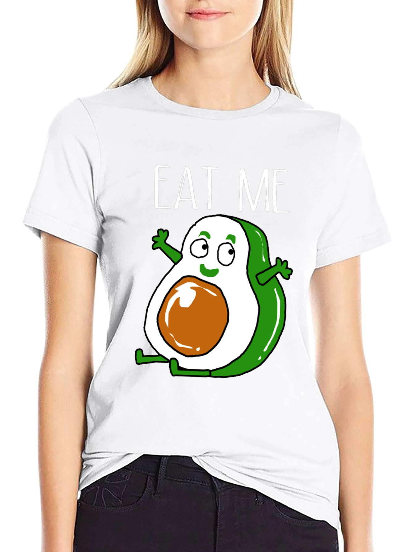 Eat Me Avocado Graphic T-Shirt