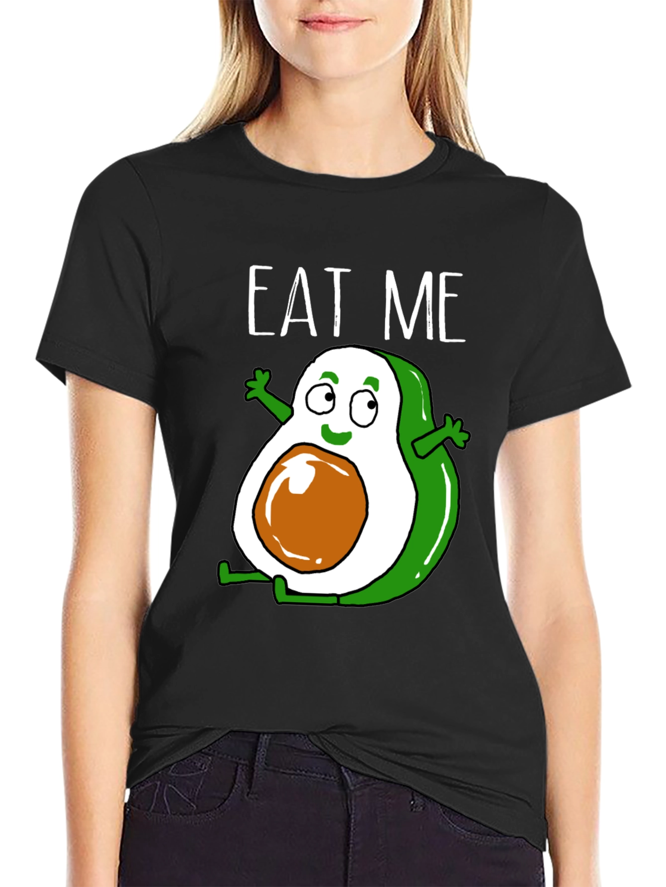 Eat Me Avocado Graphic T-Shirt