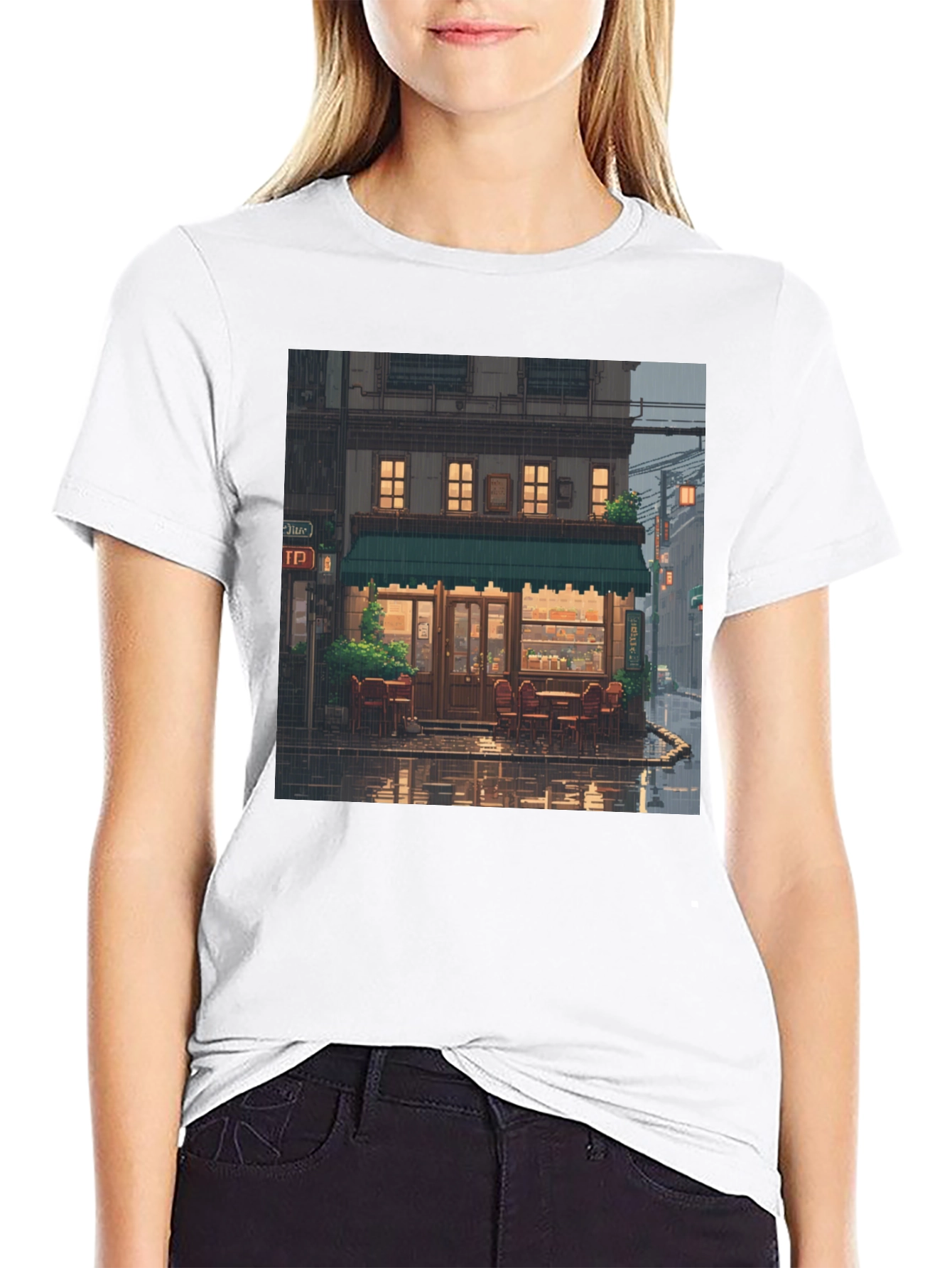 Rainy Day Cafe T-Shirt