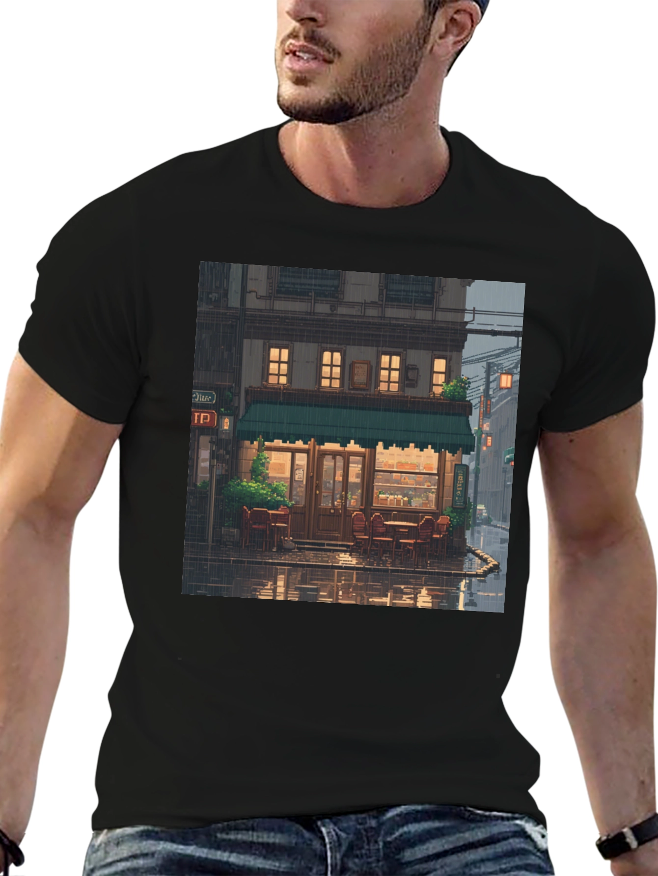 Rainy Day Cafe T-Shirt